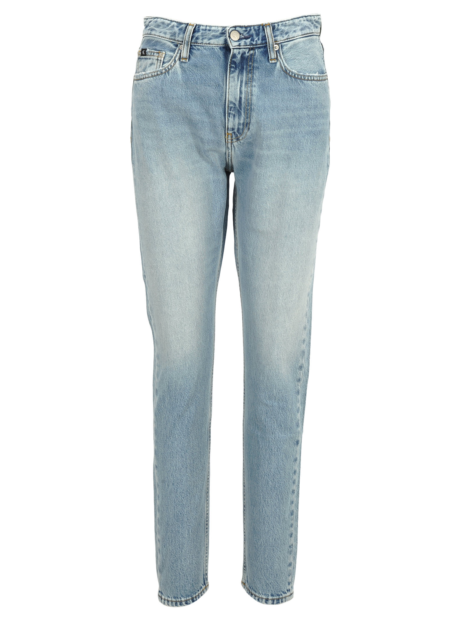 Calvin Klein Jeans Calvin Klein Jeans Faded Slim Fit Jeans - LIGHT BLUE ...