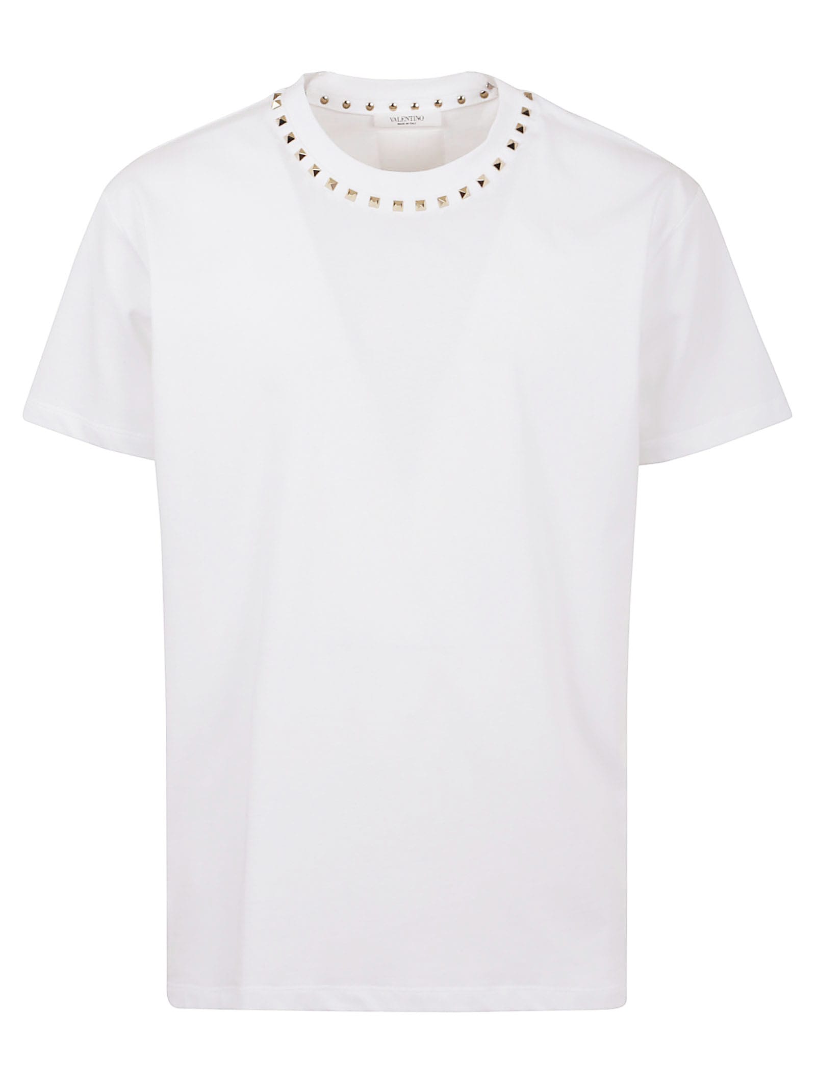Valentino T-shirt In Bo Bianco