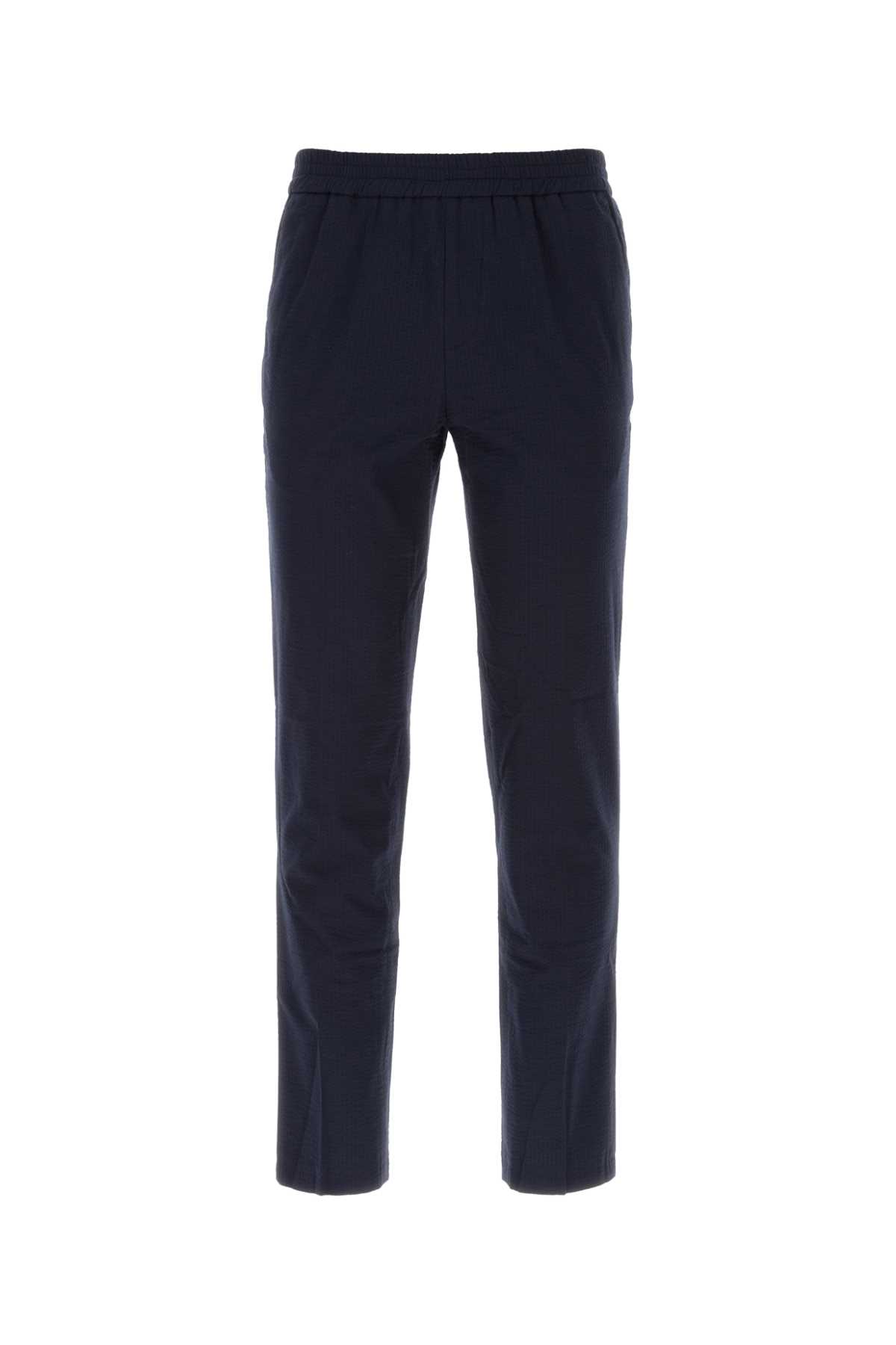Navy Blue Cotton Paolo Pant