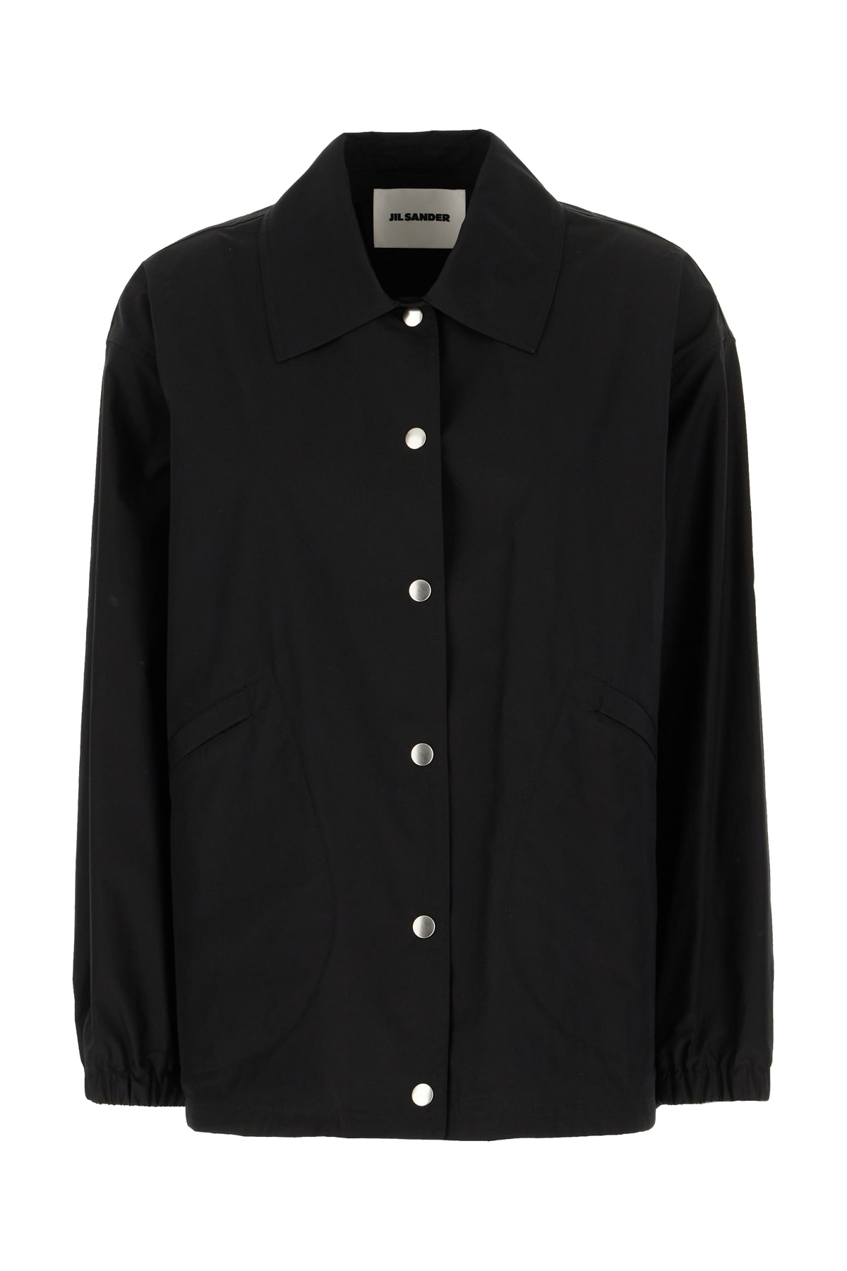 Shop Jil Sander Black Cotton Jacket