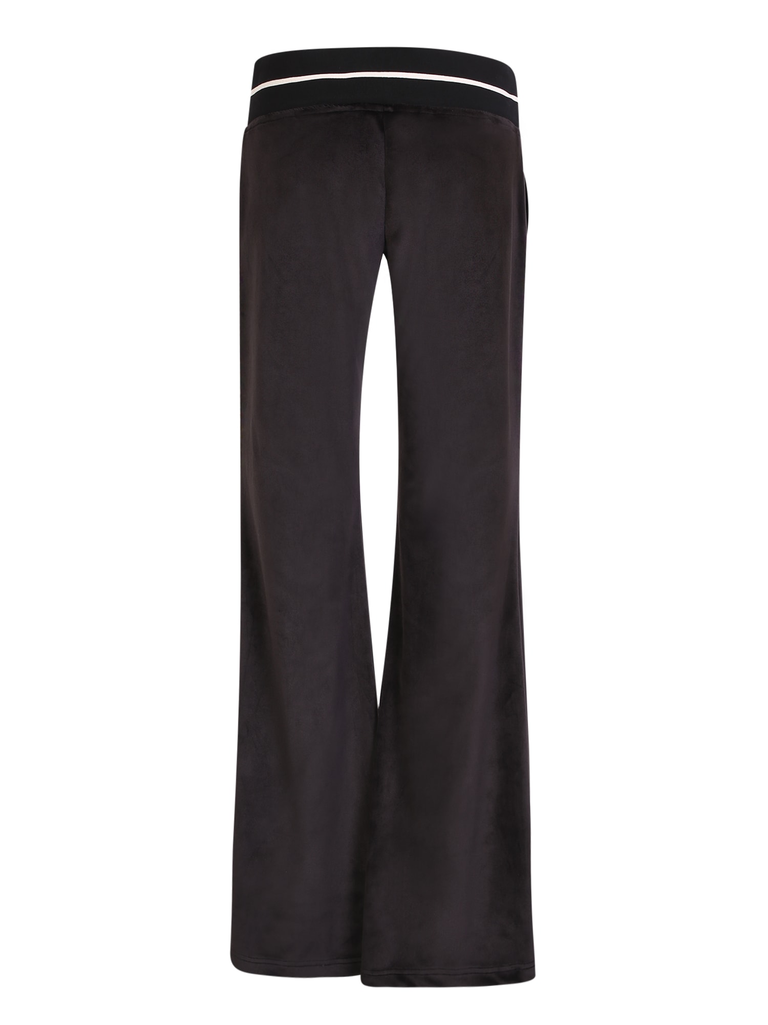 Shop Palm Angels Chenille Trousers In Black