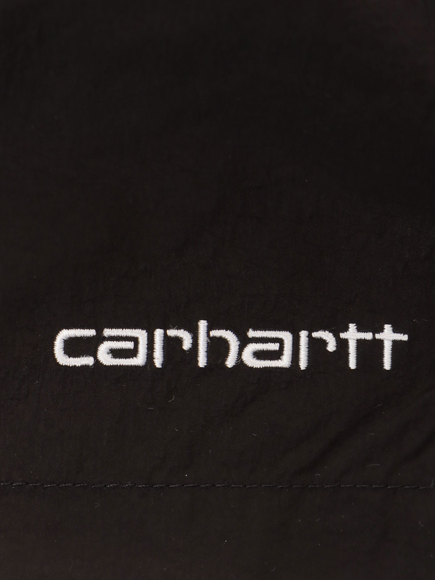 Shop Carhartt Tobes Swim Trunk In Black/white
