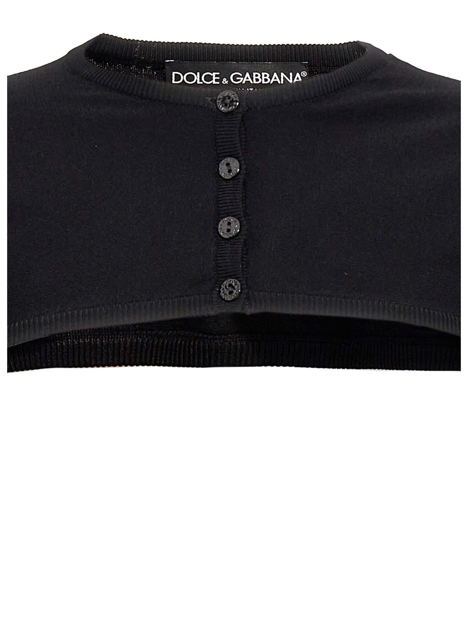 Shop Dolce & Gabbana Kim Dolce&gabbana Shoulder Cover In Black