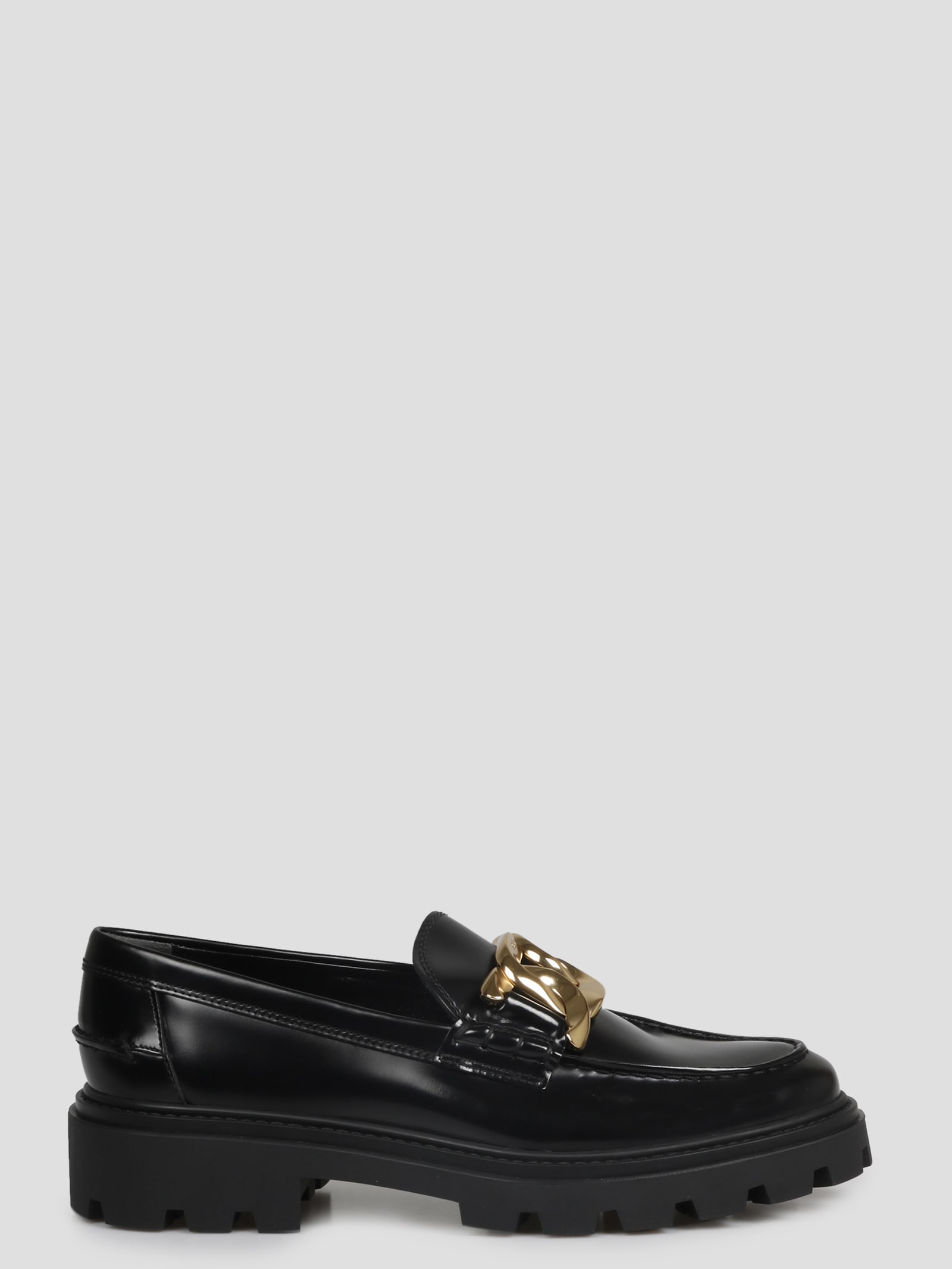 Tod's Chain Preppy Loafer In Black