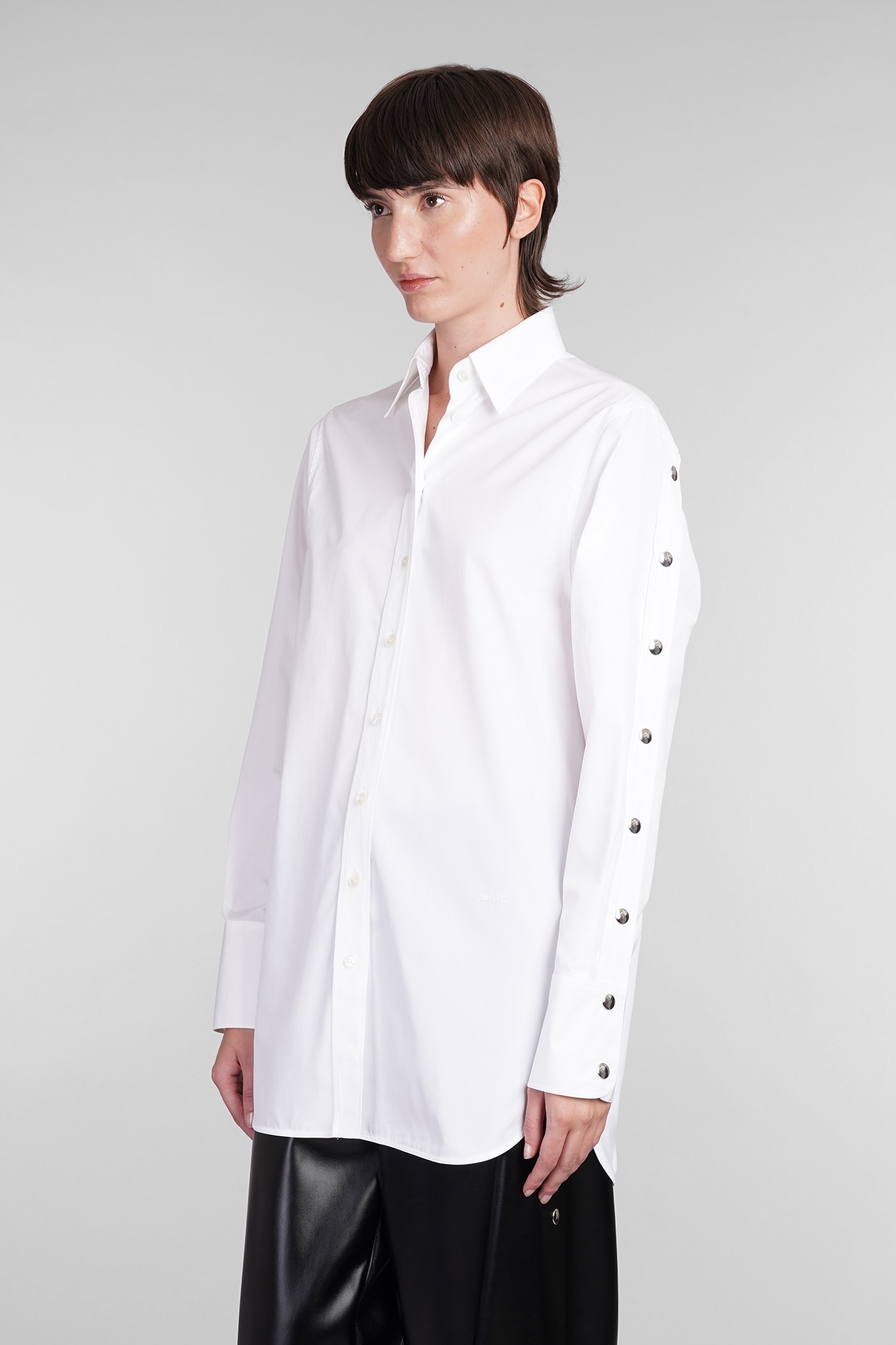 Shop Stella Mccartney Shirt In White Cotton