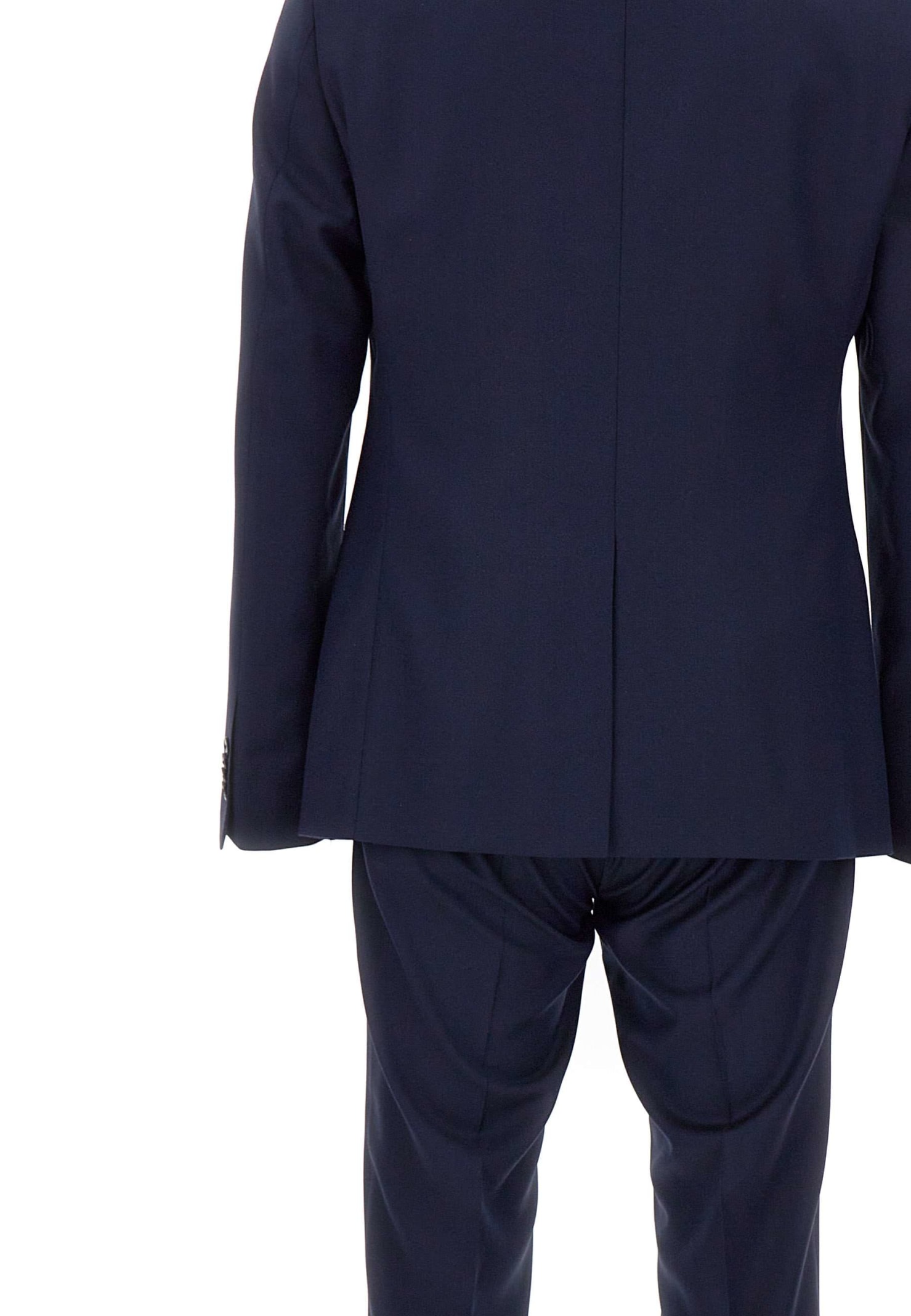 Shop Corneliani Three-piece Cool Wool Blend Suit In Blue