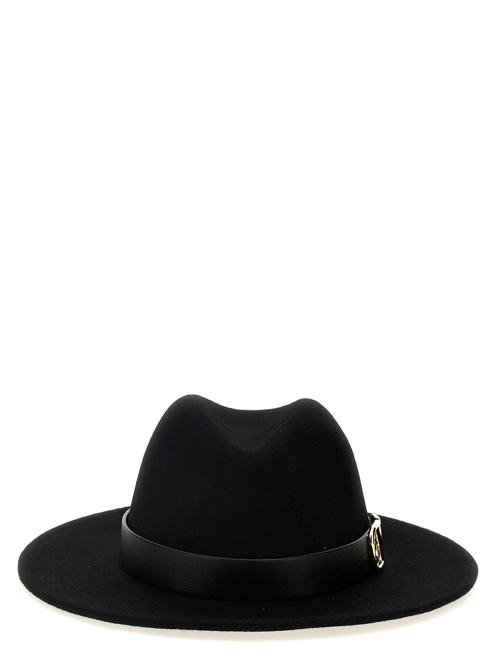 Shop Valentino Garavani Vlogo Signature Hat In Black