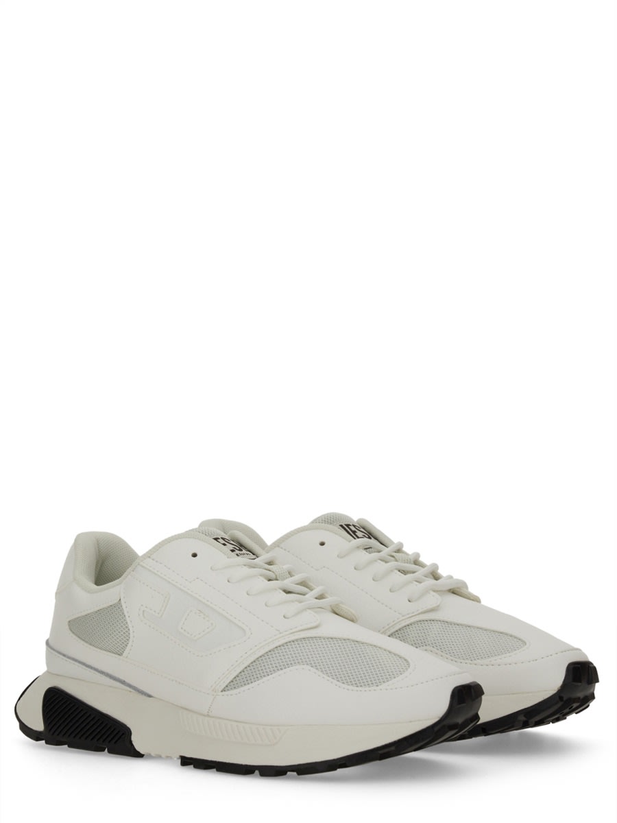 Diesel Runner S-tame-d Sneakers With Mesh Panels And Rubber Sole In Multi