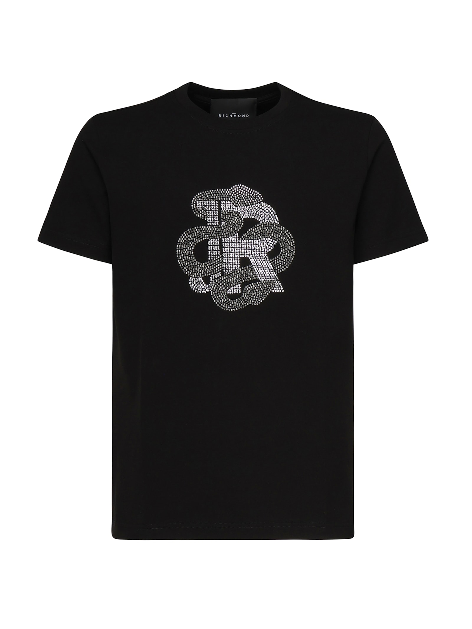 T-shirt With Rhinestone Logo