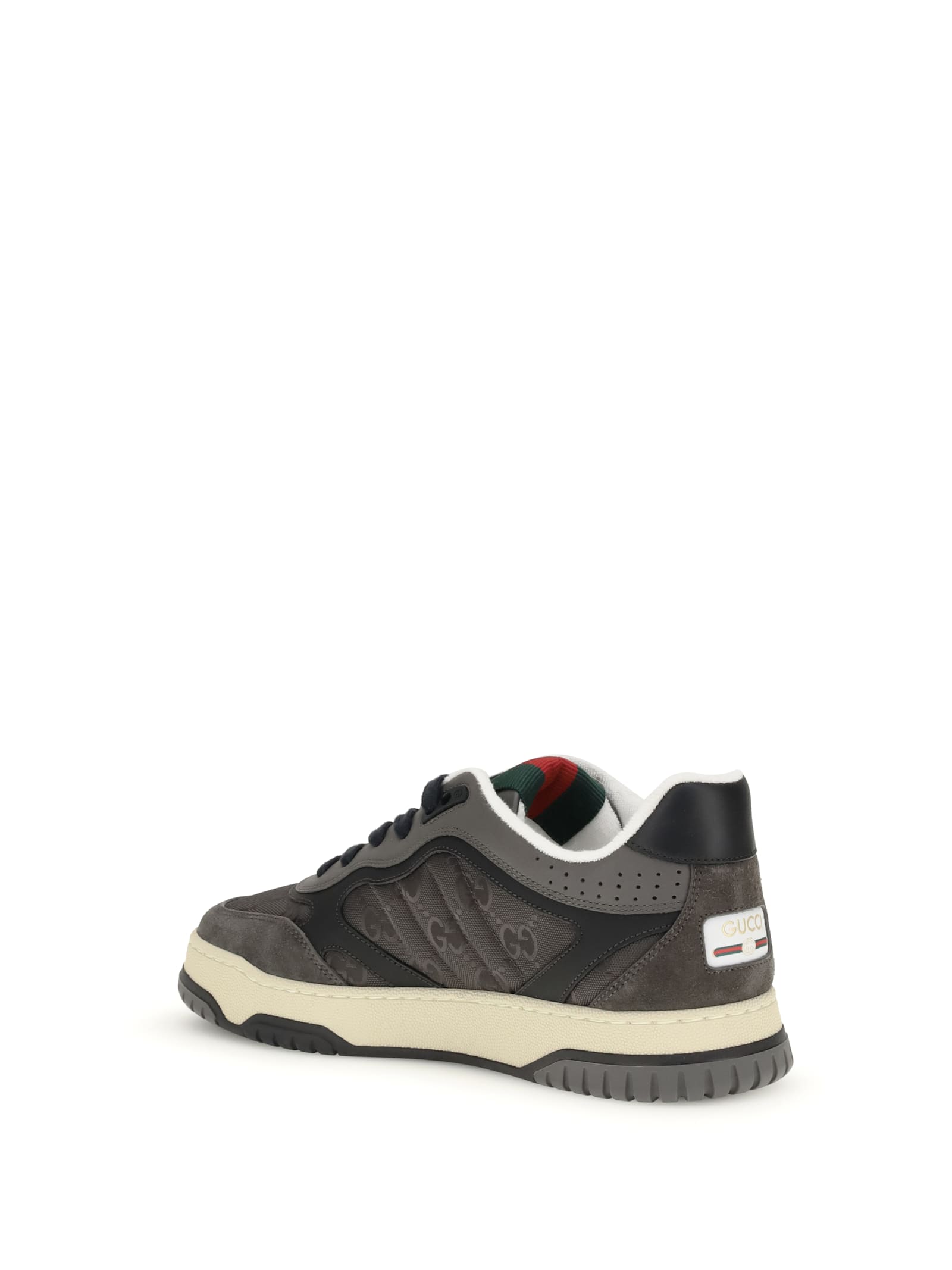 Gucci Re-web Black And Gray Sneaker Men In Multi