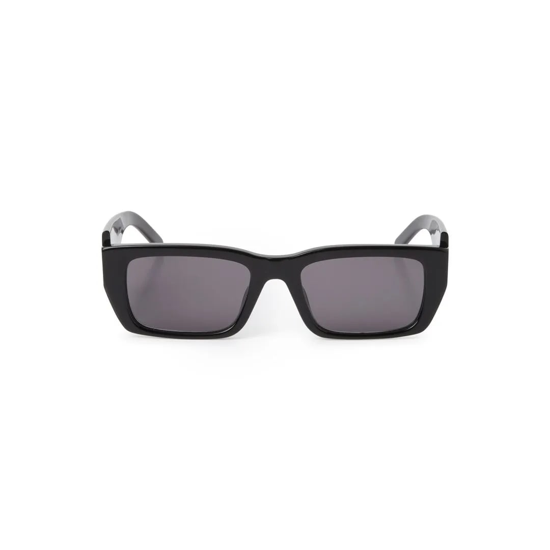 Palm Angels Peri002 Palm Sunglasses1007 Black Dark Grey In Black