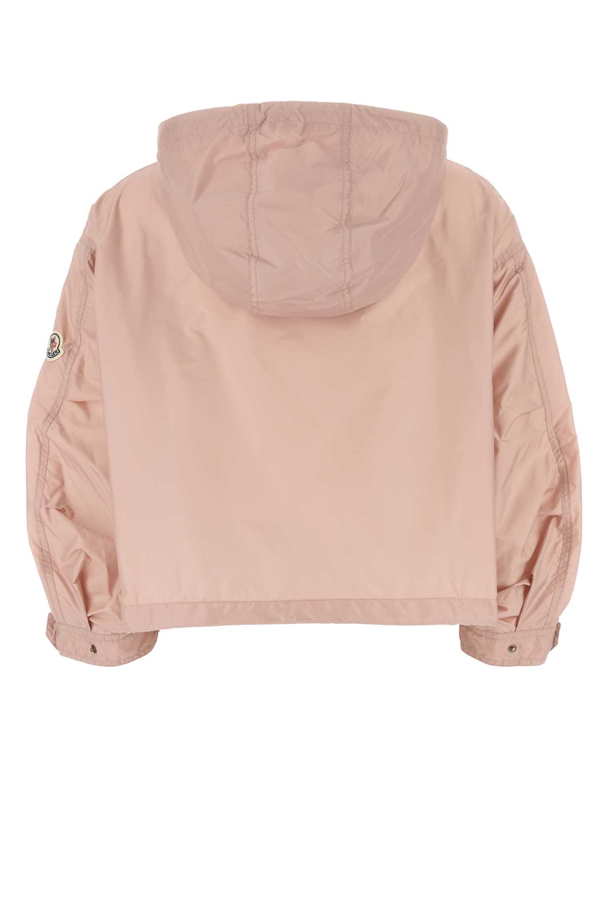 MONCLER VIZILLE PINK POLYAMIDE JACKET