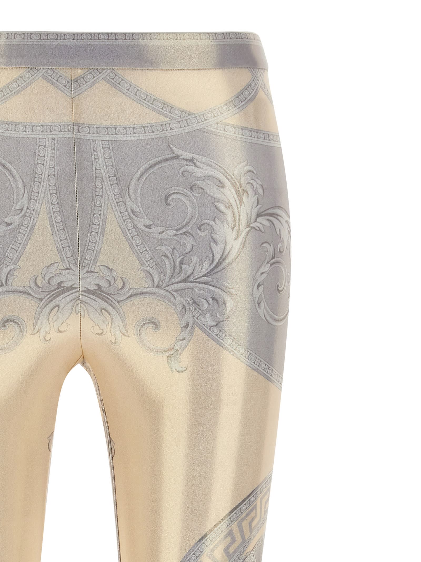 Versace La Coupe Des Dieux Leggings In Multicolor