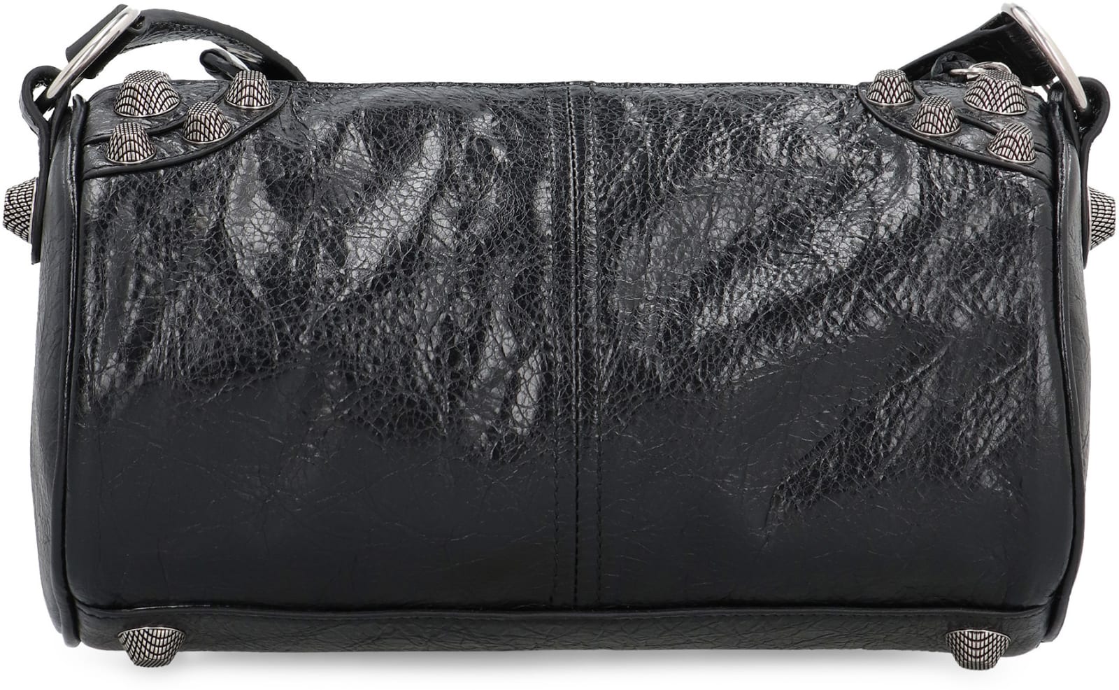 Shop Balenciaga Le Cagole Leather Bag In Black