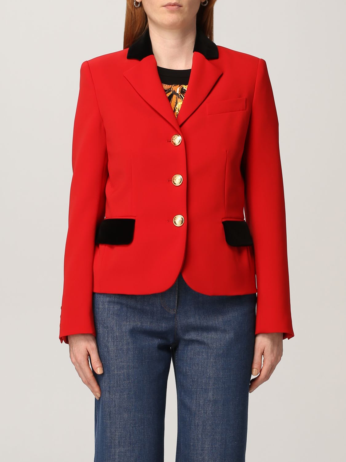 Boutique Moschino Blazer Moschino Boutique Single-breasted Cady Jacket