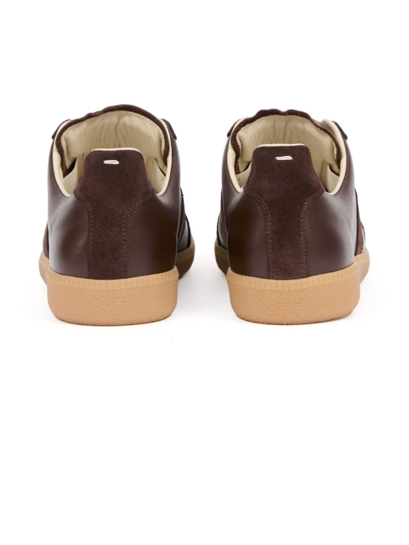 Shop Maison Margiela Sneakers Brown