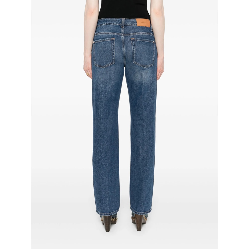 7 For All Mankind Cotton Denim In Blue