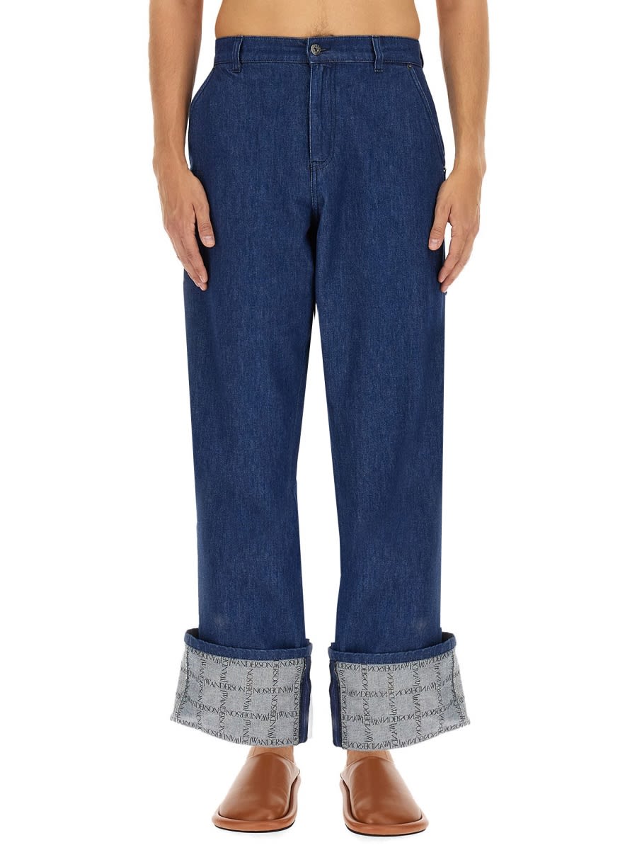 Shop Jw Anderson Jeans Workwear In Blue