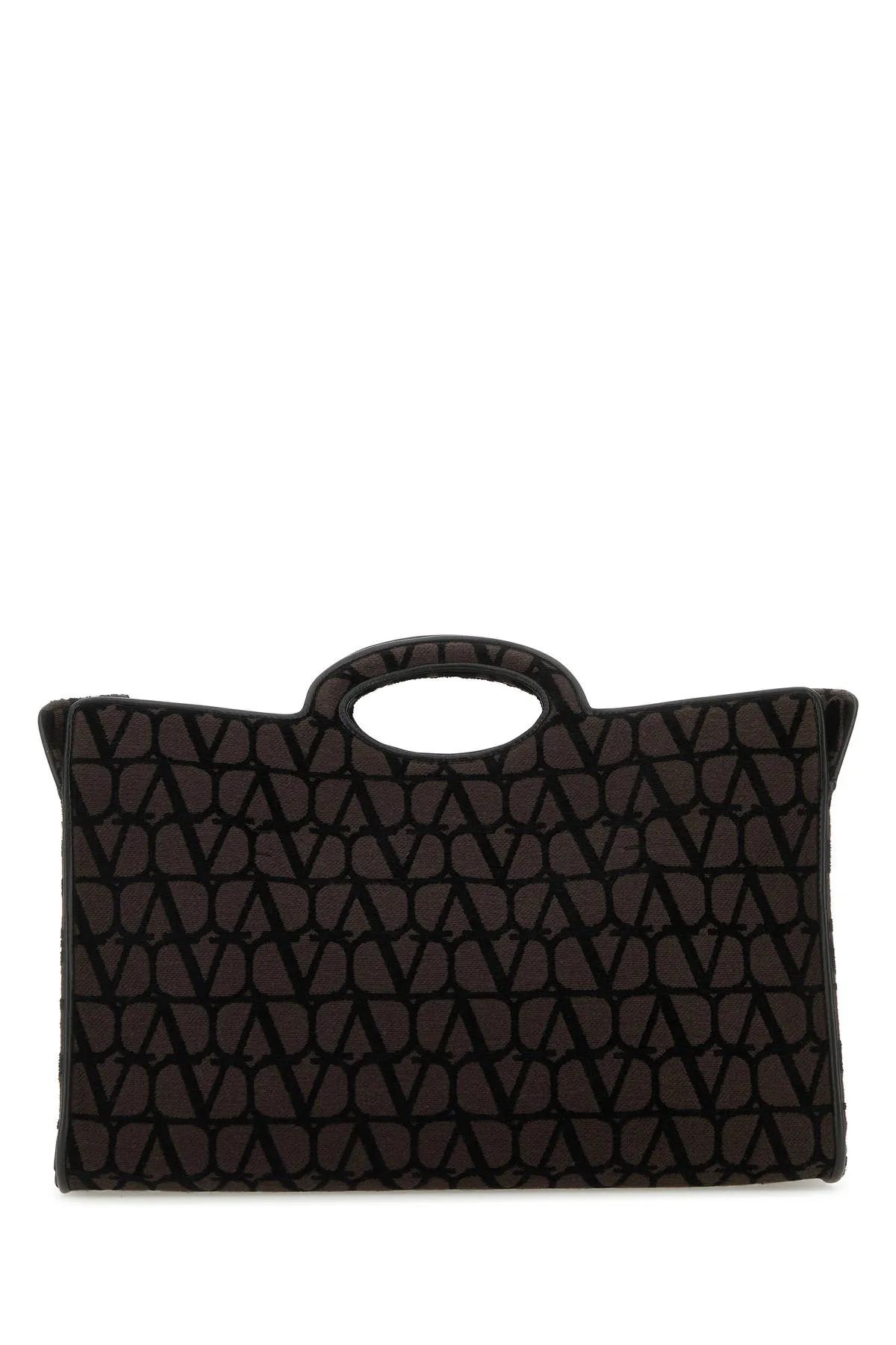 Shop Valentino Toile Iconographe Le Troisième Shopping Bag In Brown