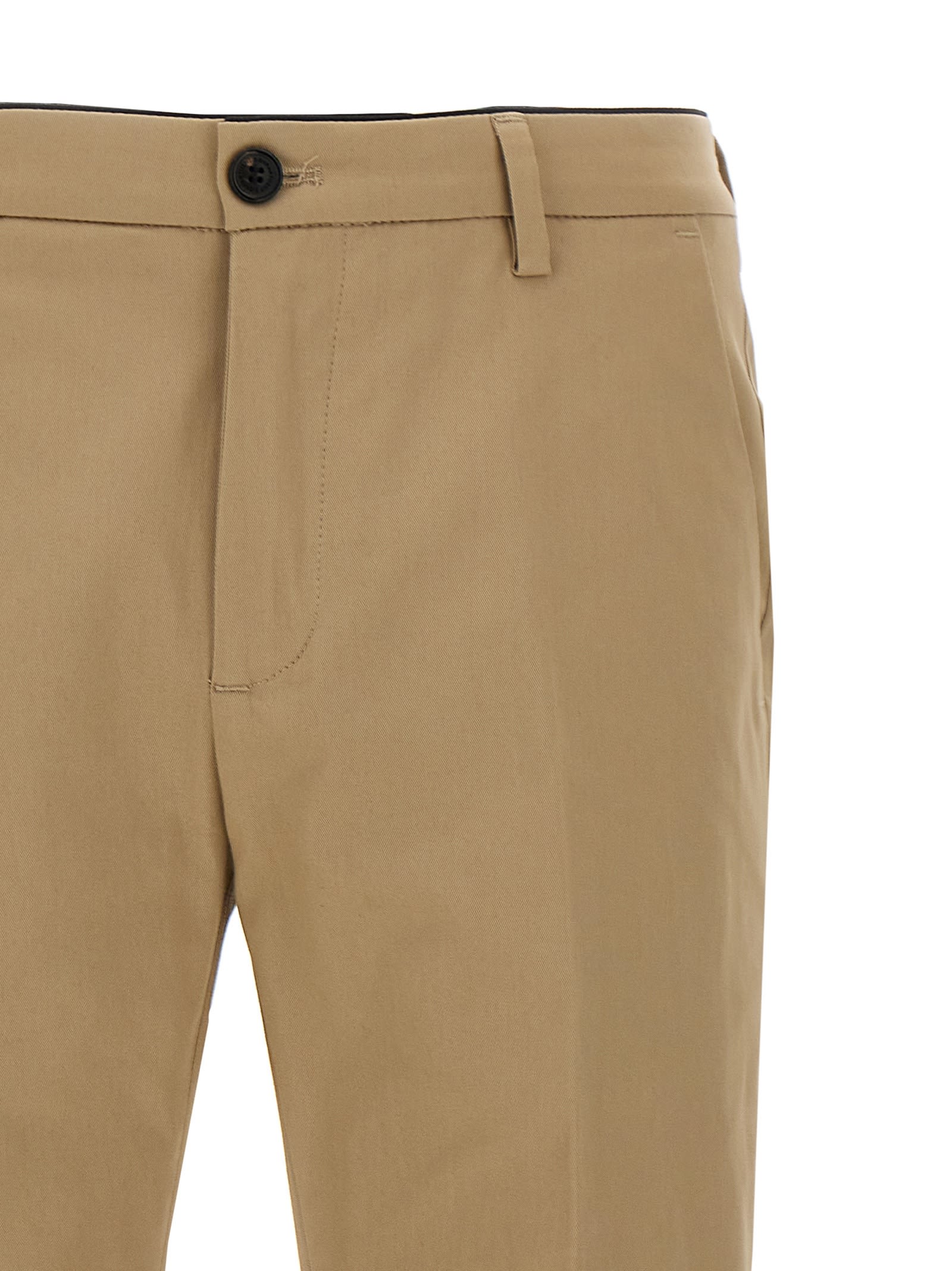 Department Five Tapered Corduroy Trousers In Beige