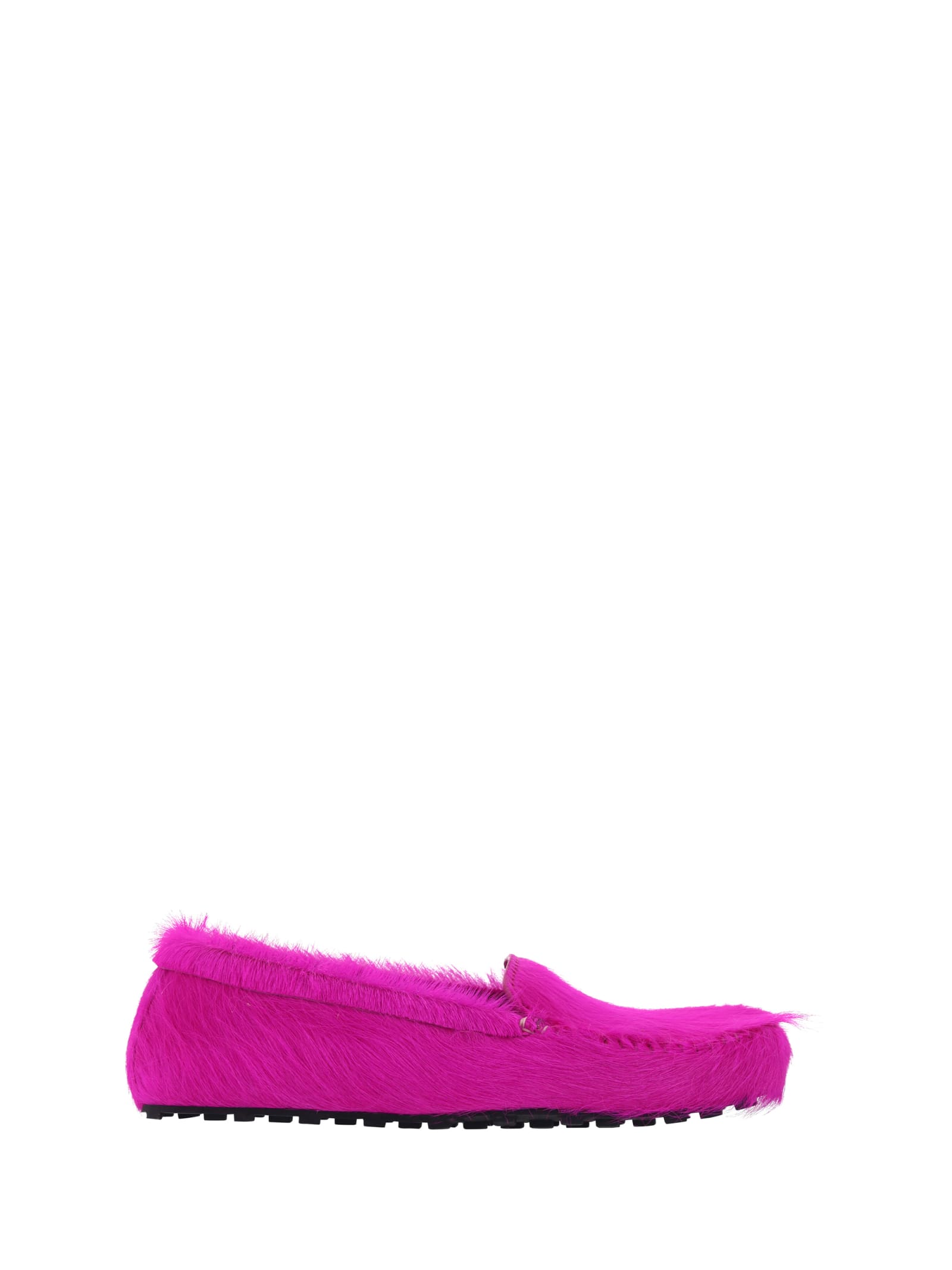 Shop Marni Loafers In Fuchsia
