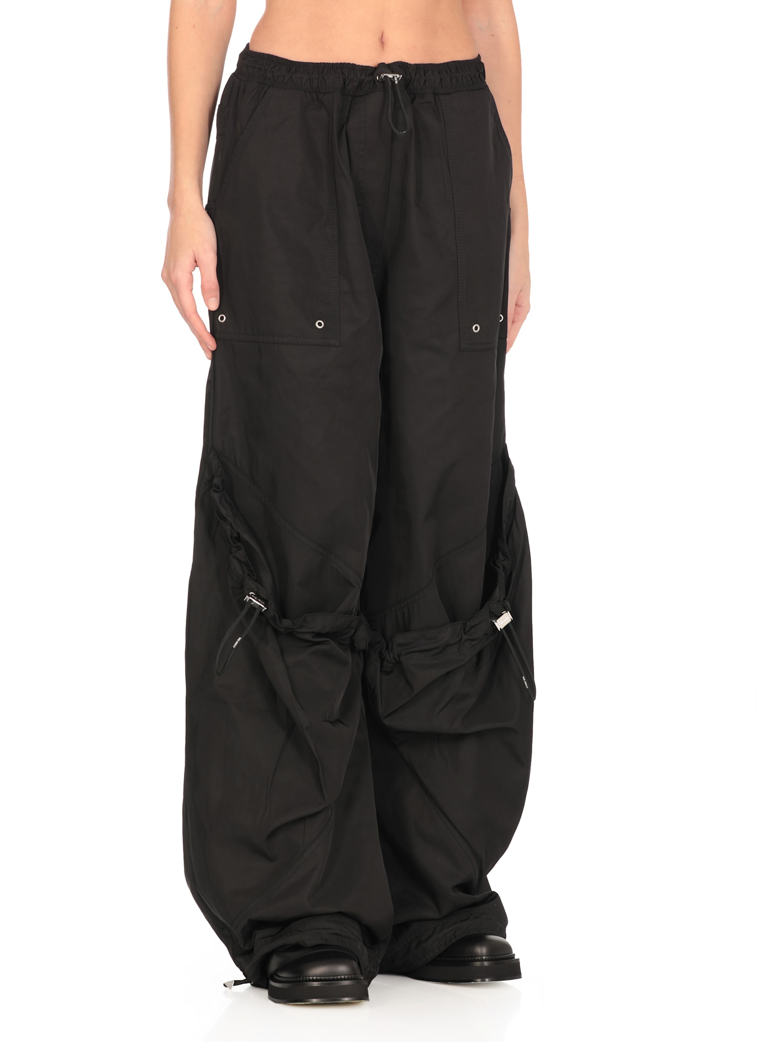 Attico Elegant Long Pants For Women In Black