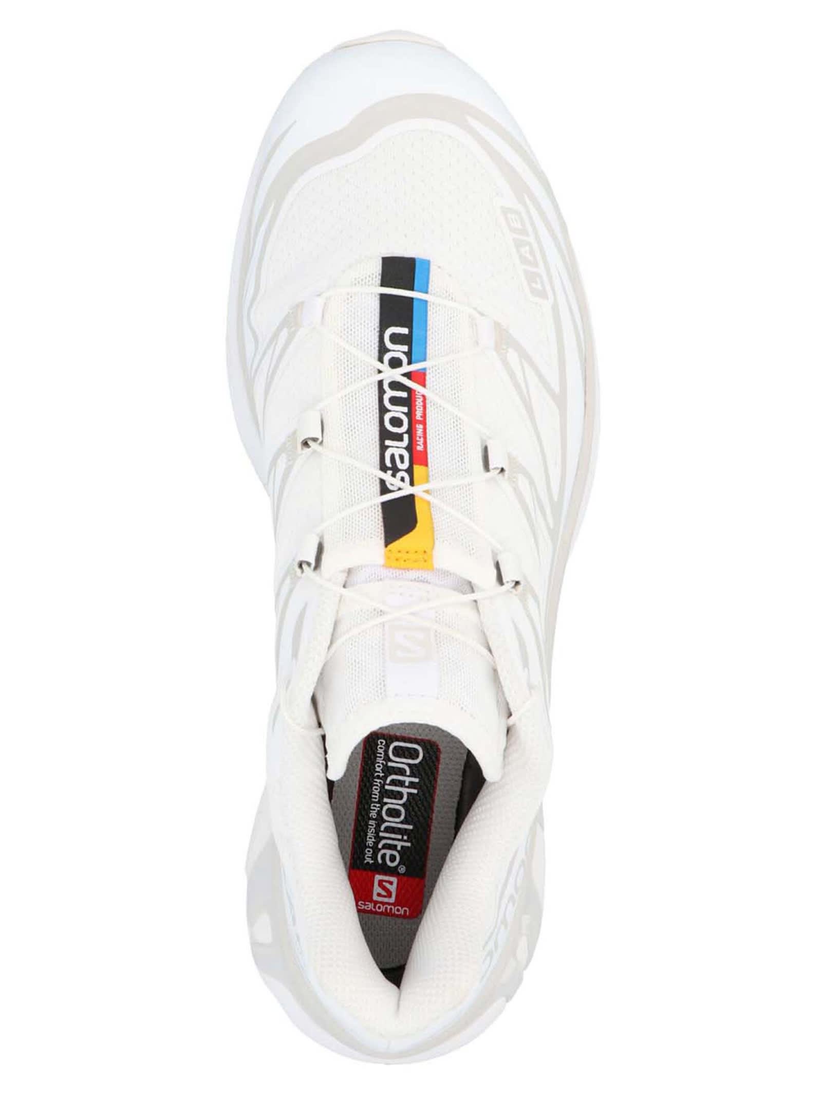 Shop Salomon Xt-6 Sneakers In White