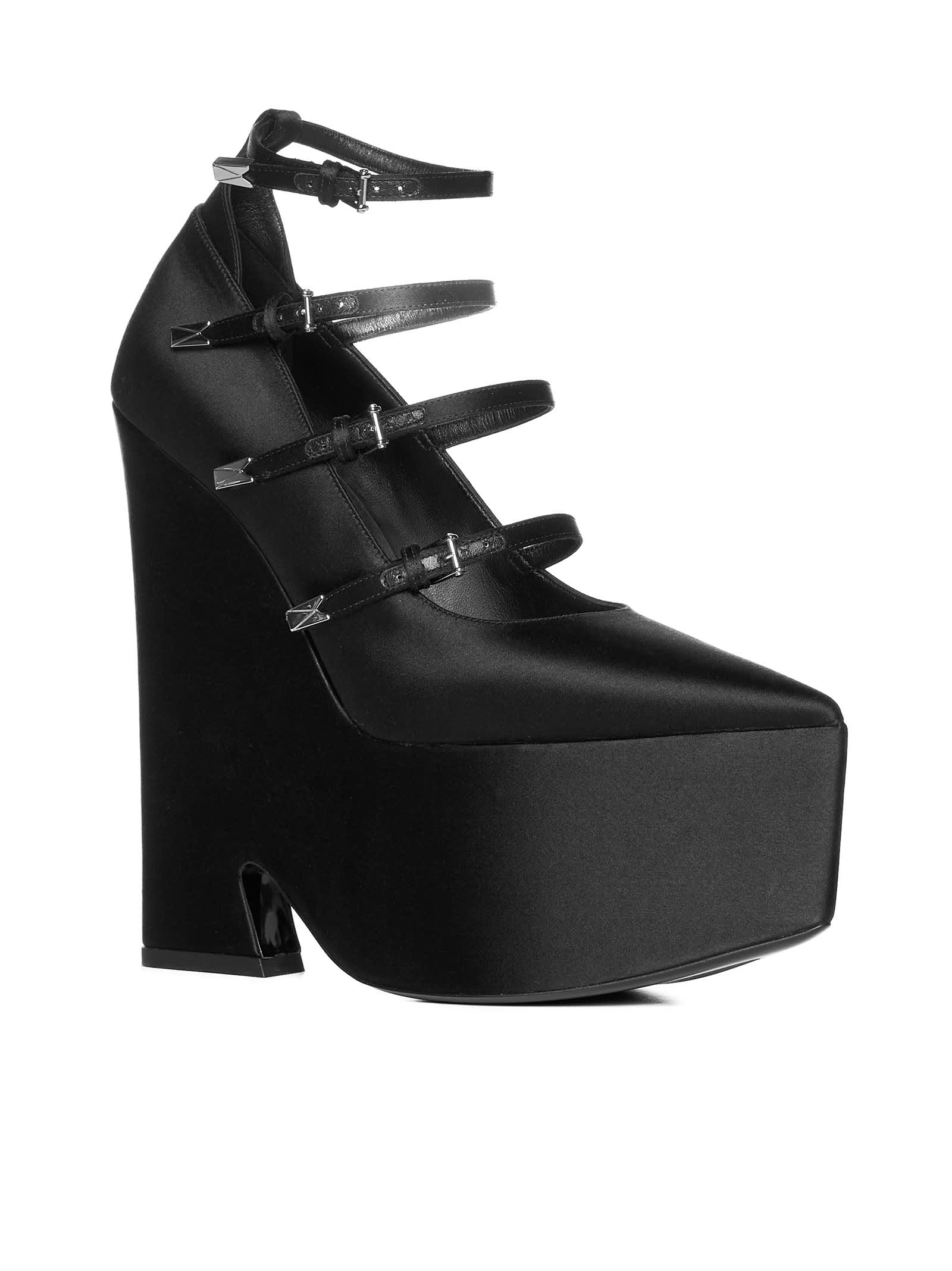 Versace Sandals In Black