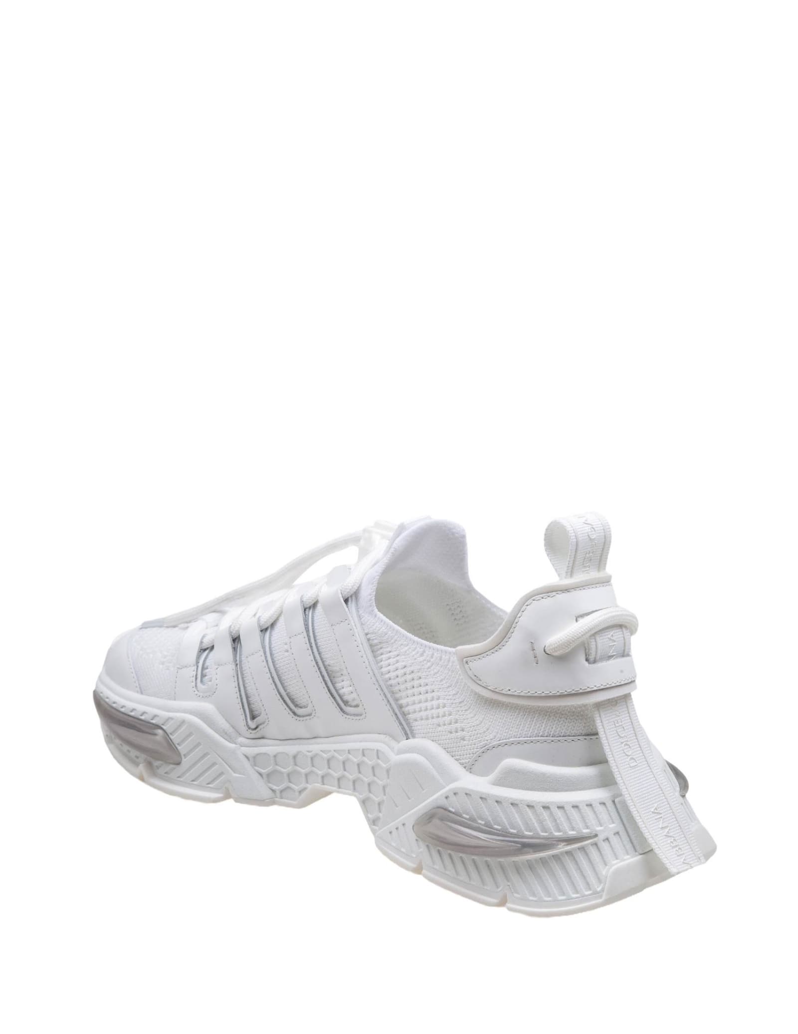 Shop Dolce & Gabbana Airmaster Sneakers In White Nylon In White/white