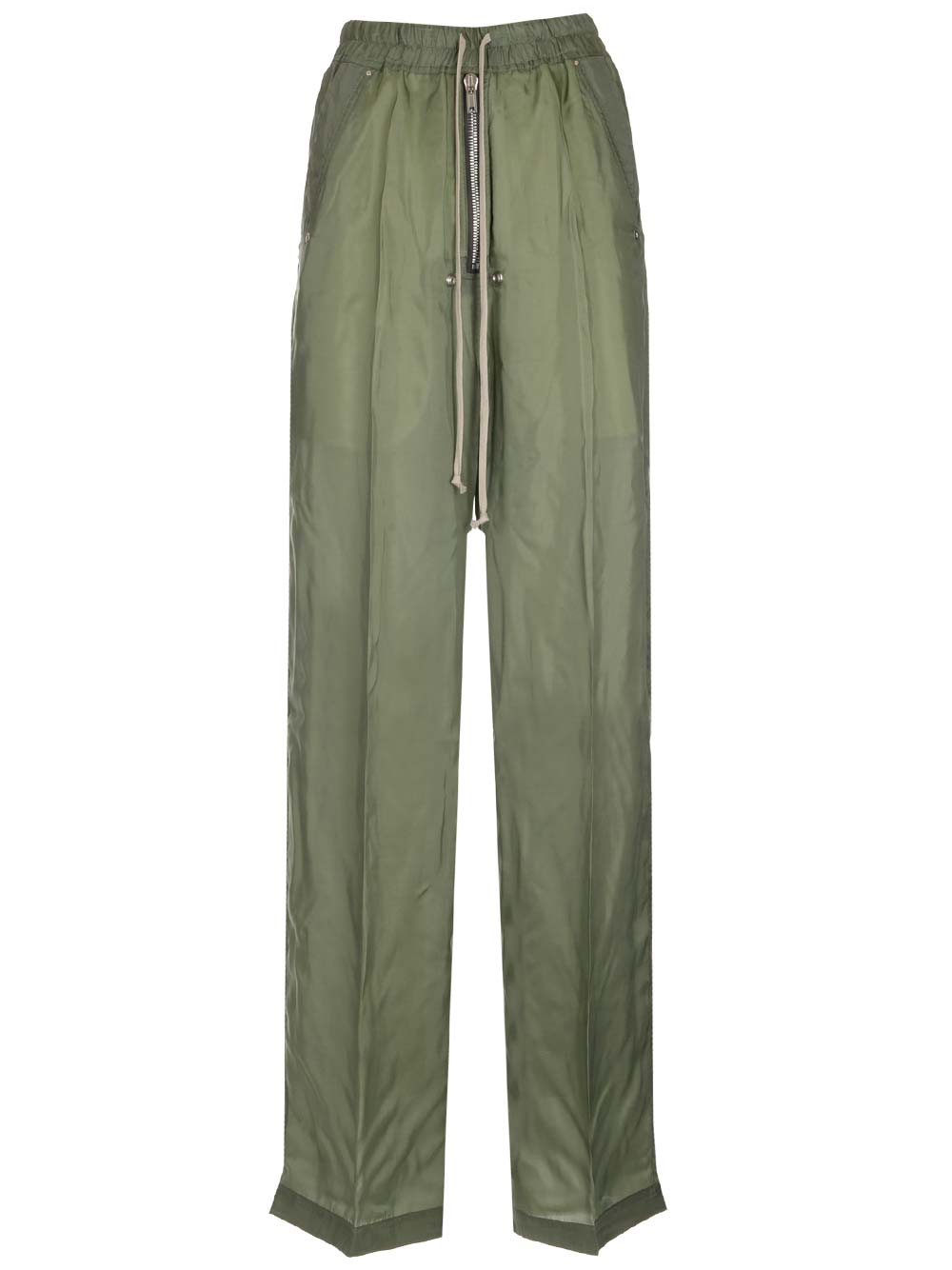 Rick Owens Geth Belas Wide-leg Trousers In Green | ModeSens