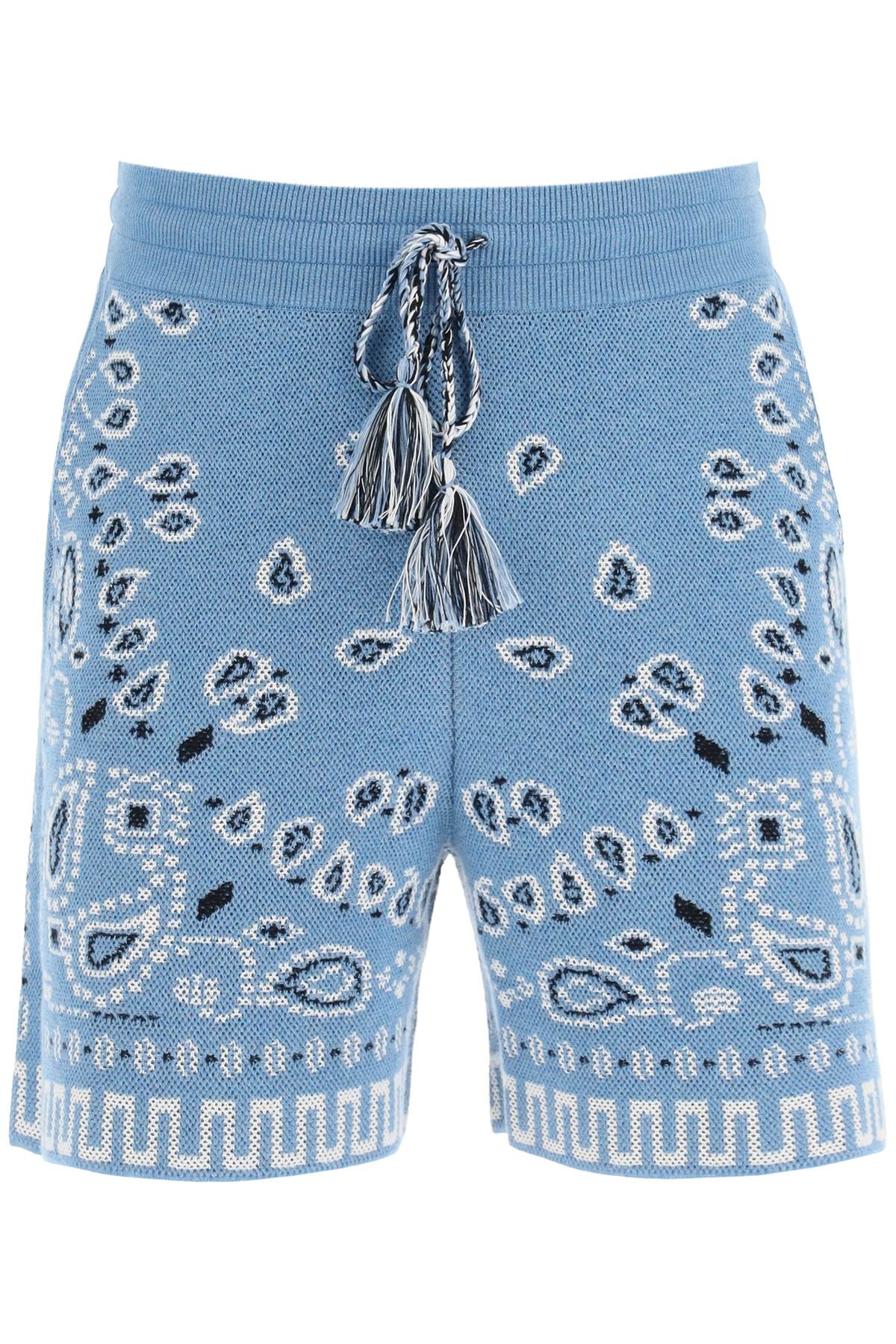 Cotton Bandana Bermuda Shorts