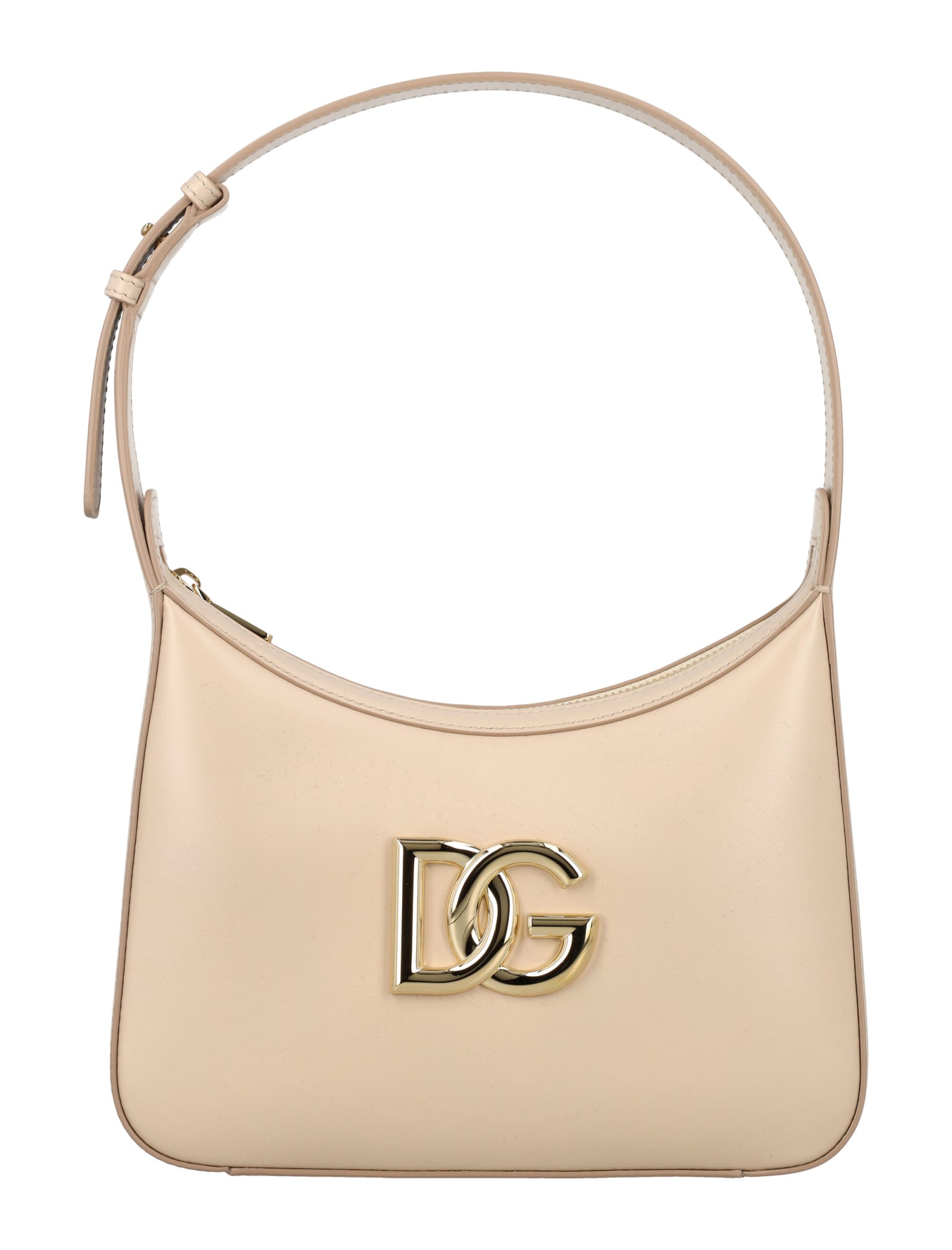 Shop Dolce & Gabbana 3.5 Moon Shoulder Bag In Rosa