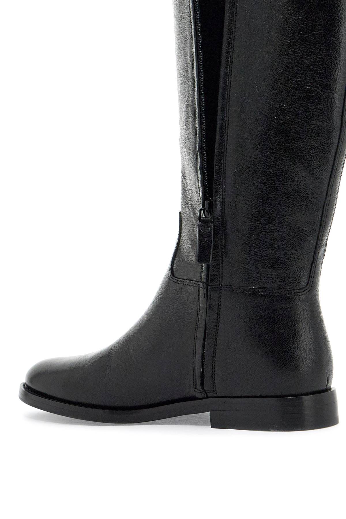 Shop Tory Burch T Lock Riding Boot For Equest In Perfect Black (black)