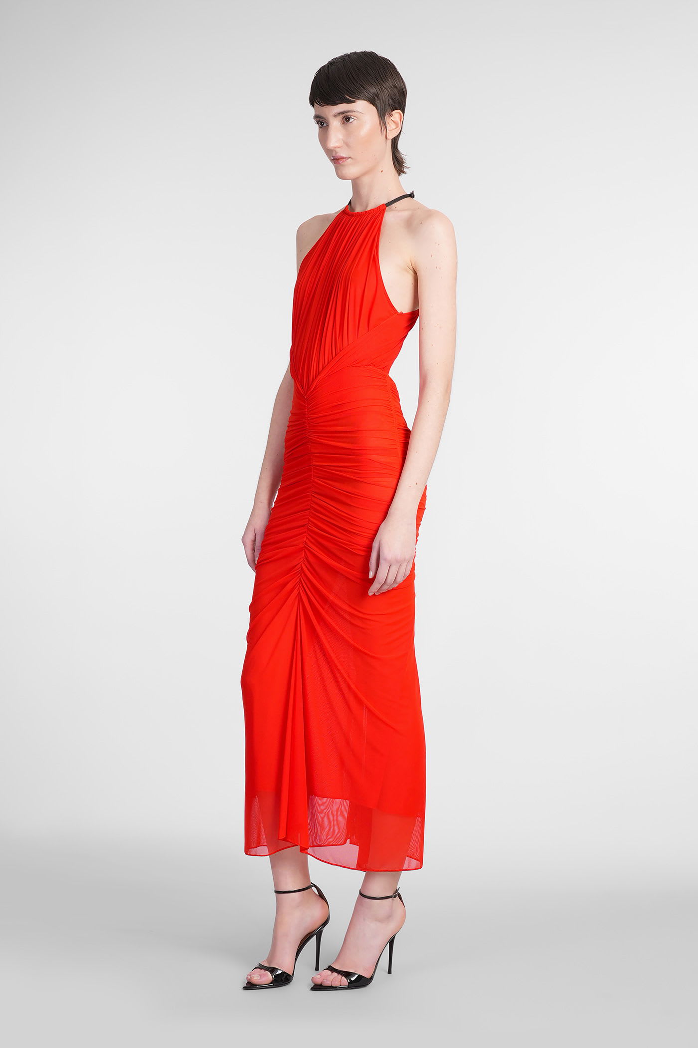 Mugler In Red Polyamide In Red