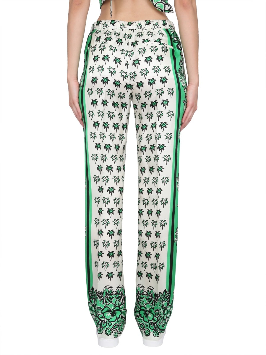 Shop Red Valentino Bandanda Print Pants In White