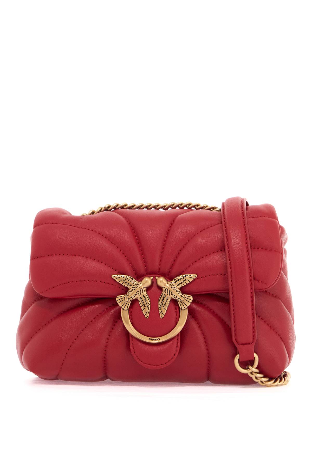 Pinko Love Puff Chain Linked Mini Crossbody Bag