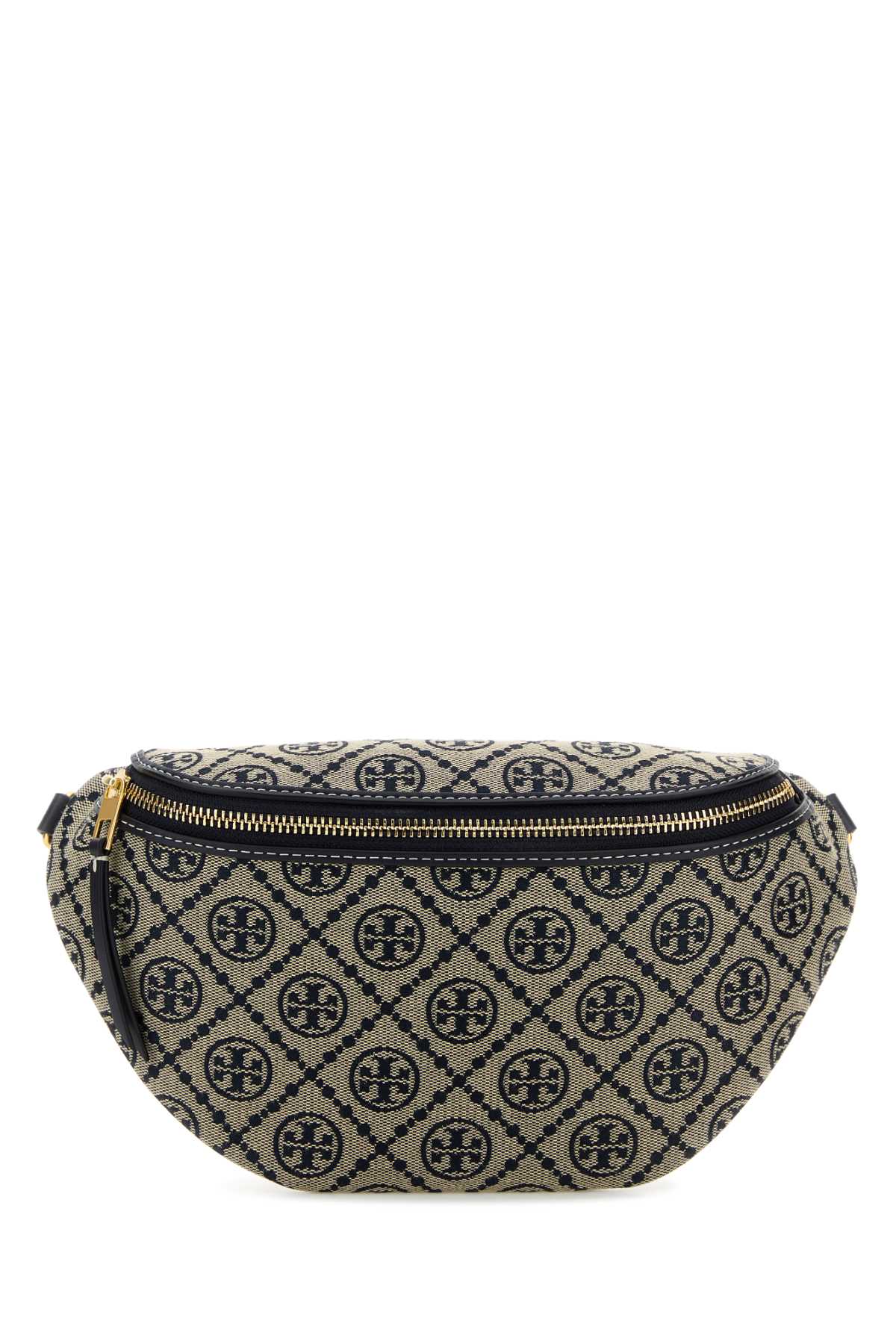 Tory Burch Embroidered Canvas Belt Bag In Green