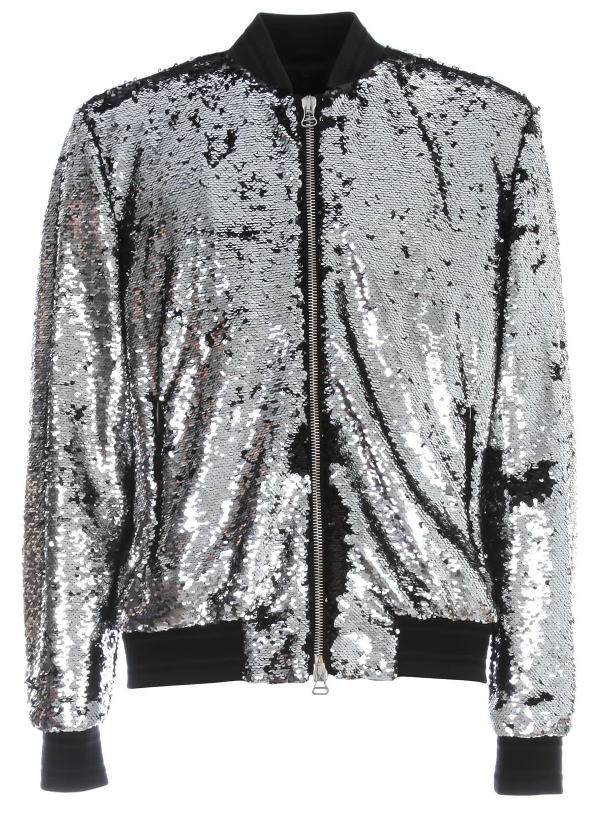 GOLDEN GOOSE BOMBER JOSHUA JACKET PAILLETTES,11248955