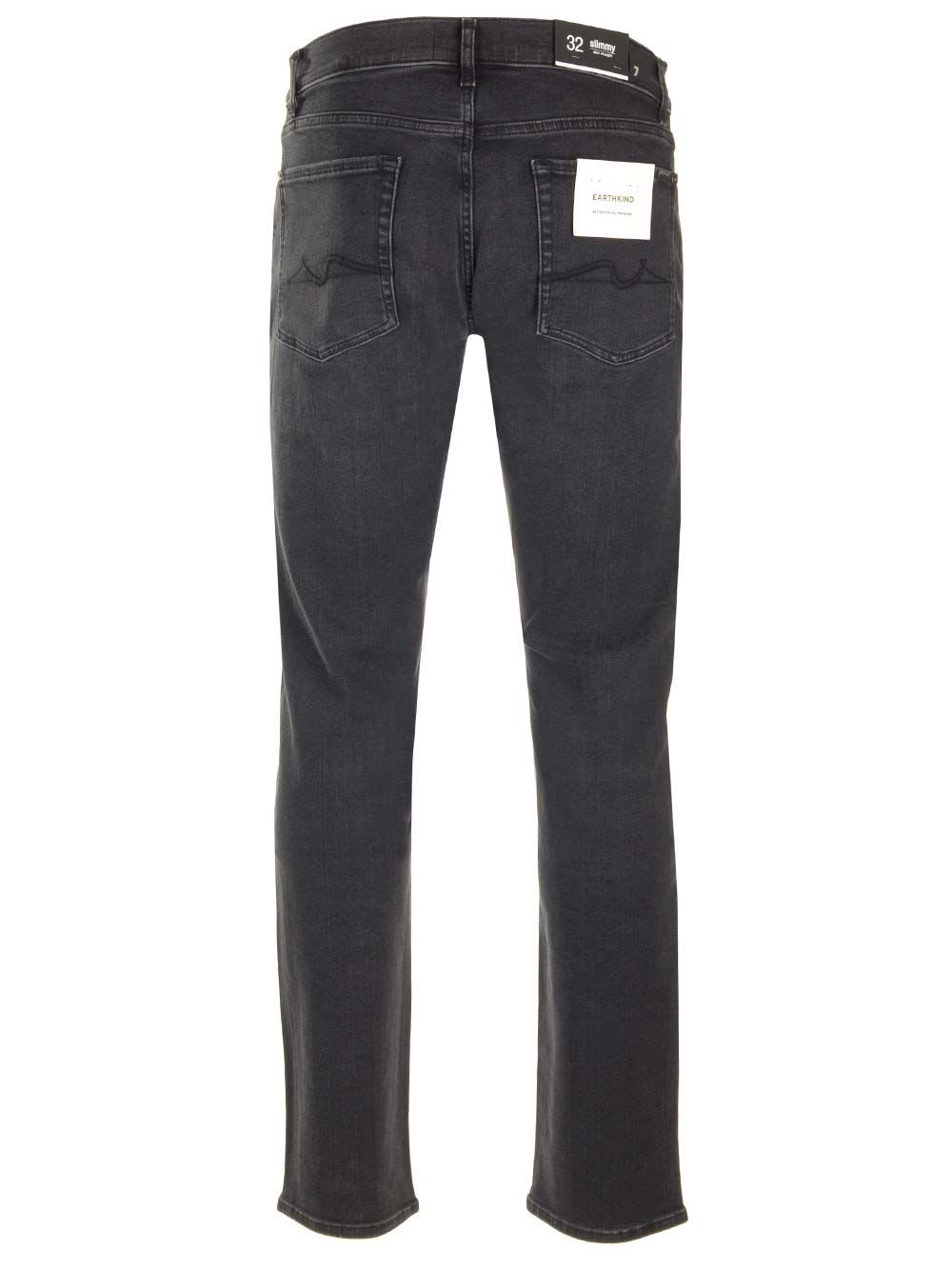 Shop 7 For All Mankind Slimmy Jeans In Black