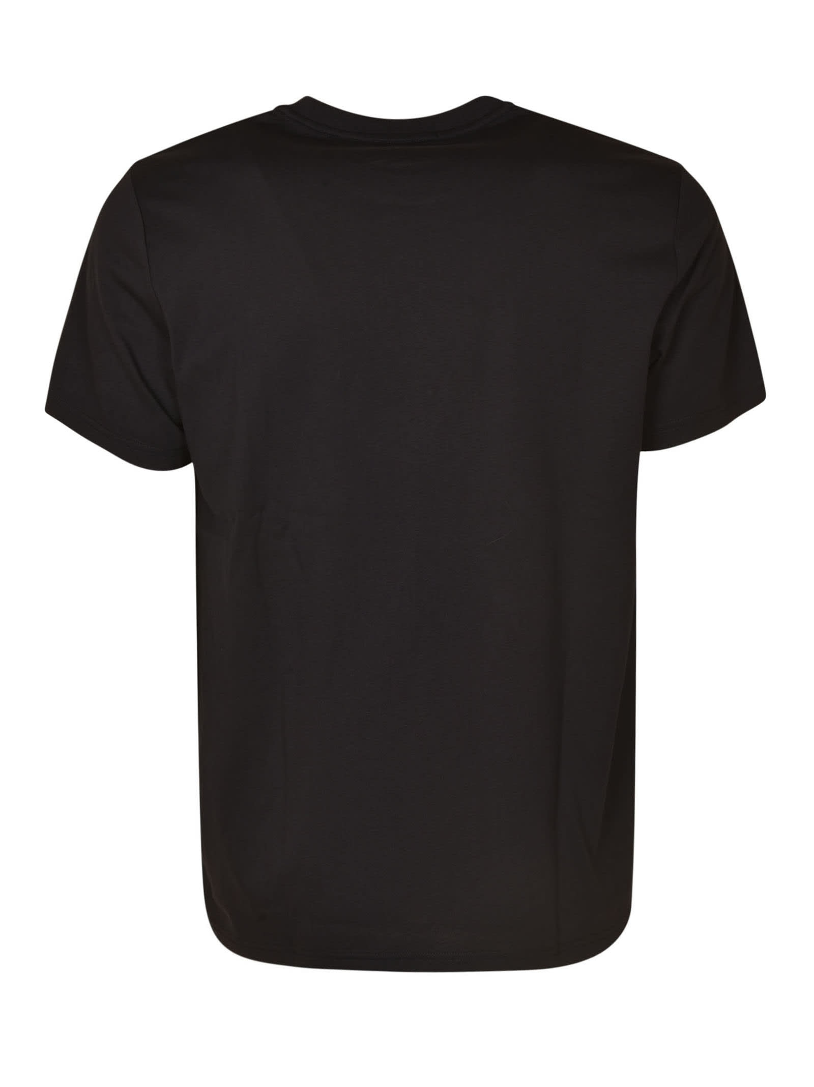 Fred Perry Circle Branding T-shirt Black