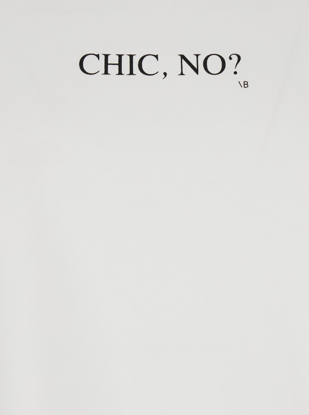 Victoria Beckham White Crewneck T-shirt With Slogan Print On The Front In Cotton Woman In White