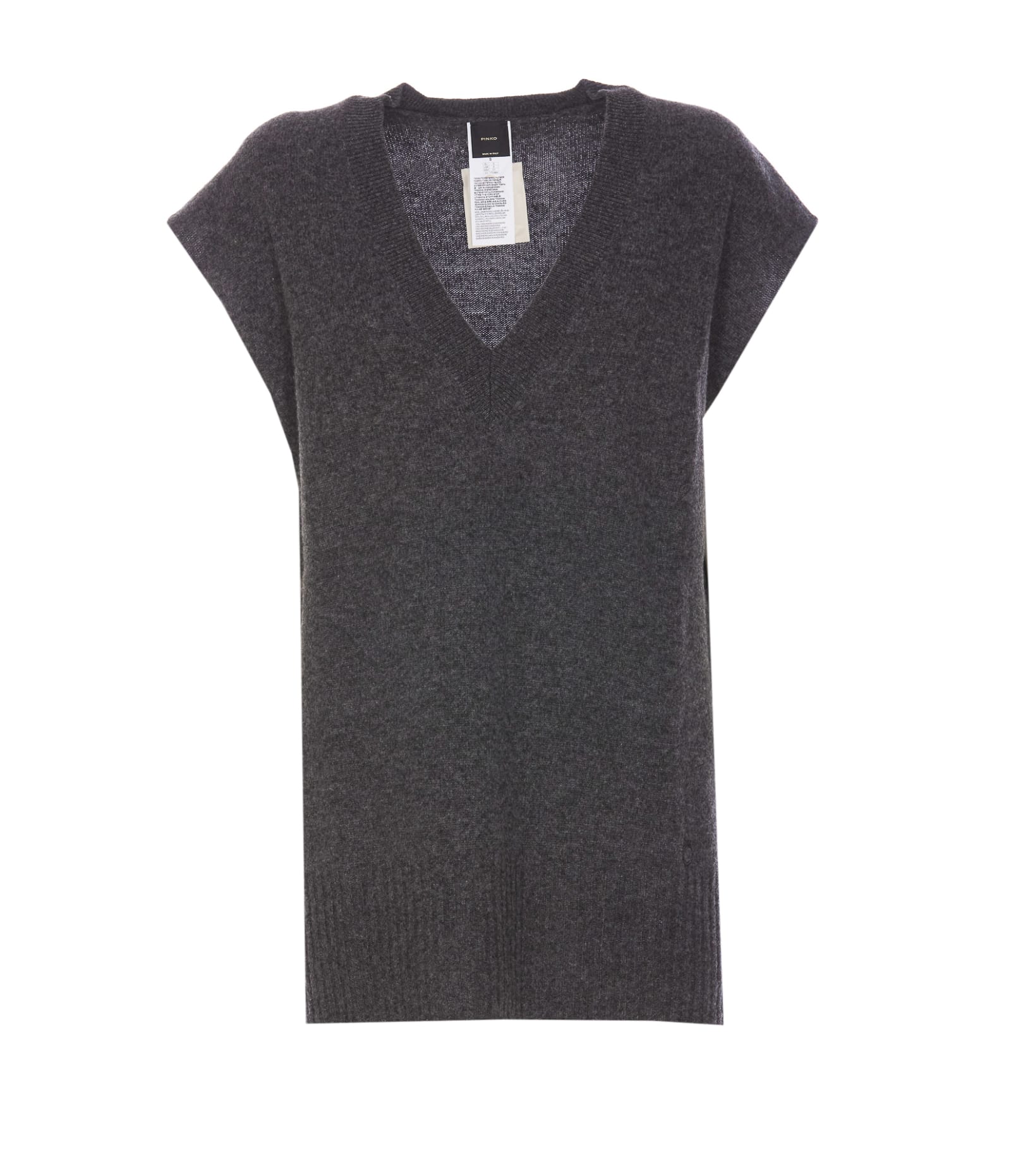 Shop Pinko Disciplinare Vest In Grigio Corvo