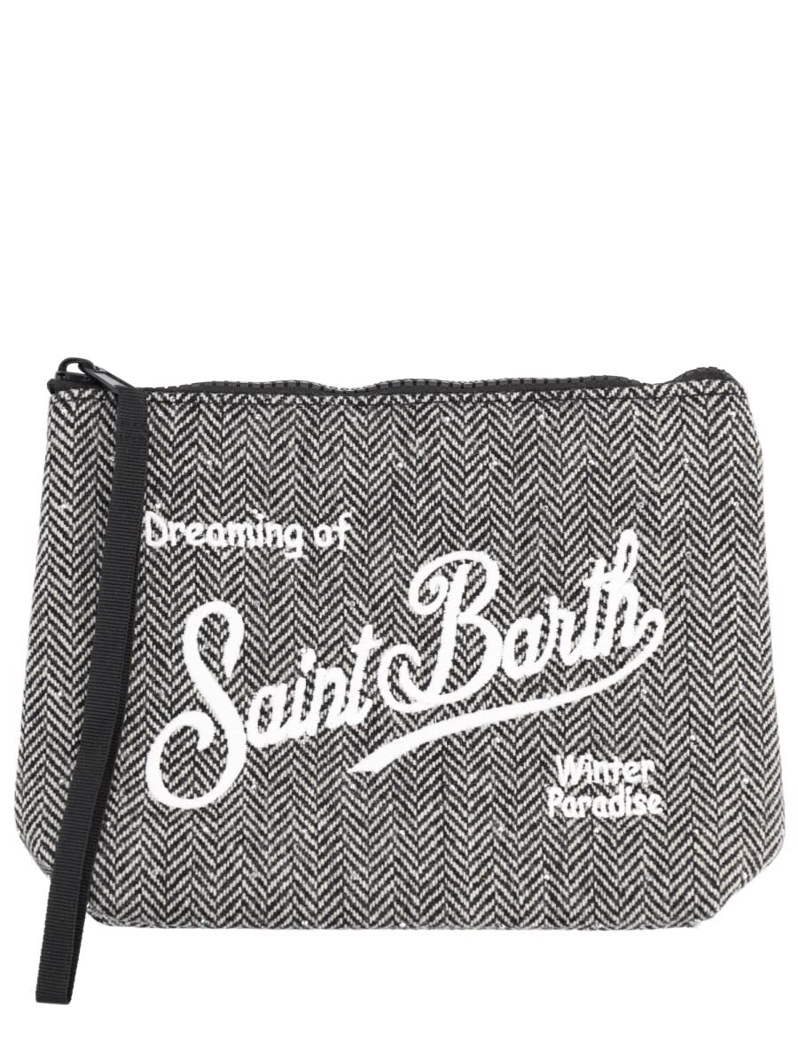 Mc2 Saint Barth Clutch Bag Aline In Gray