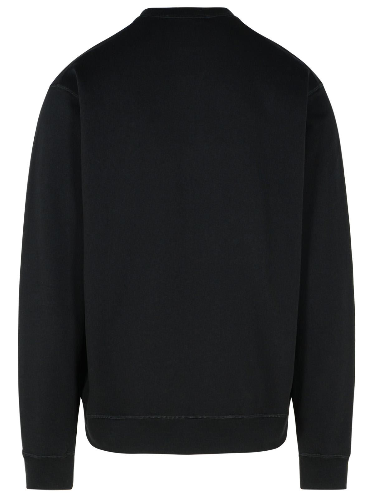 Dsquared2 Logo Print Sweatshirt In Black In Black