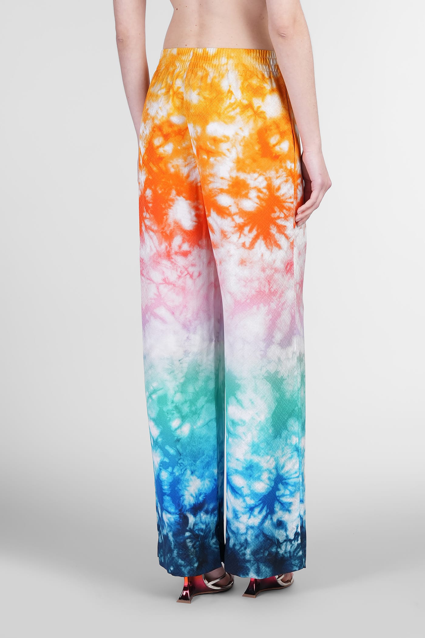 Casablanca Pants In Multicolor Silk