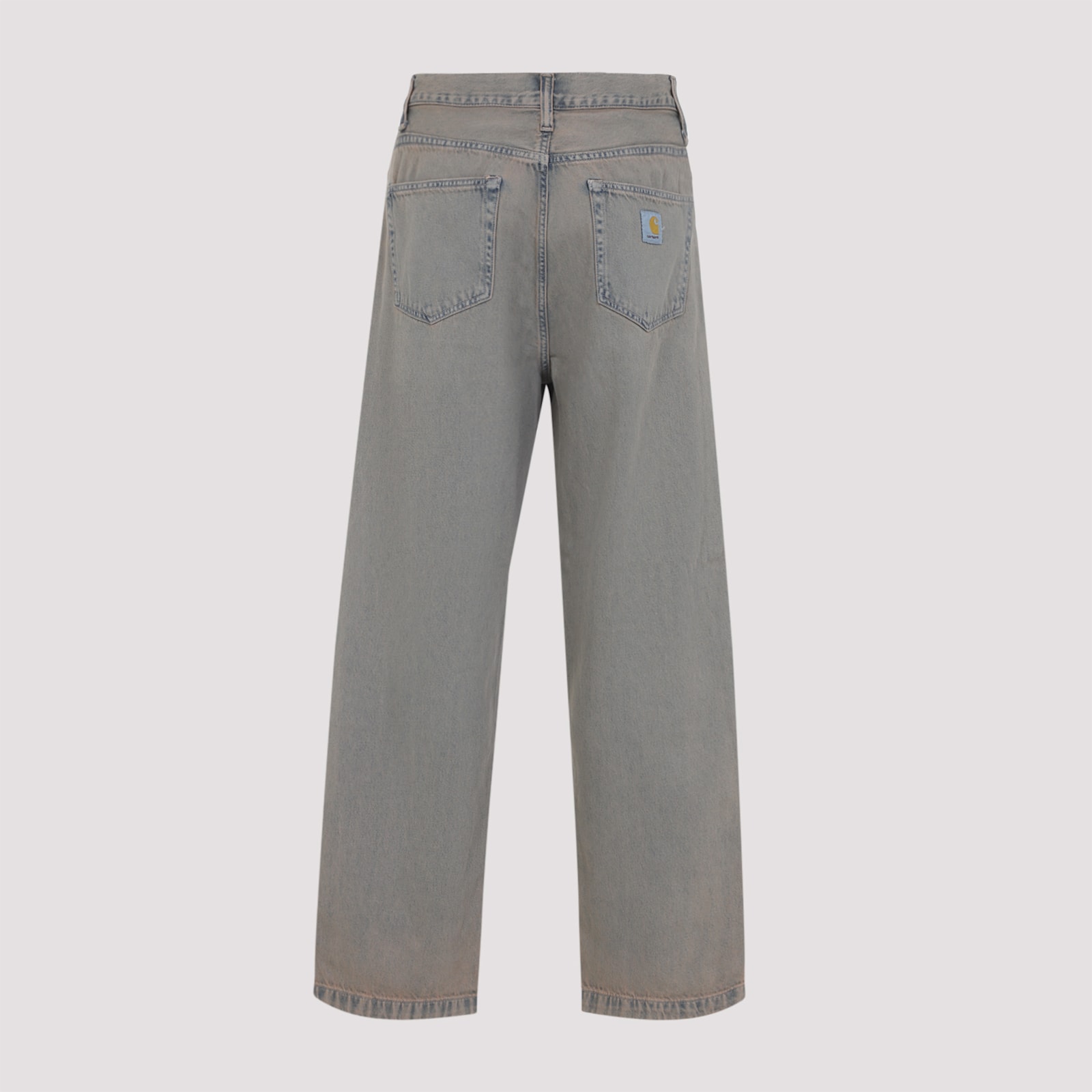 Carhartt Landon Loose Tapered Cotton Pants In Gray