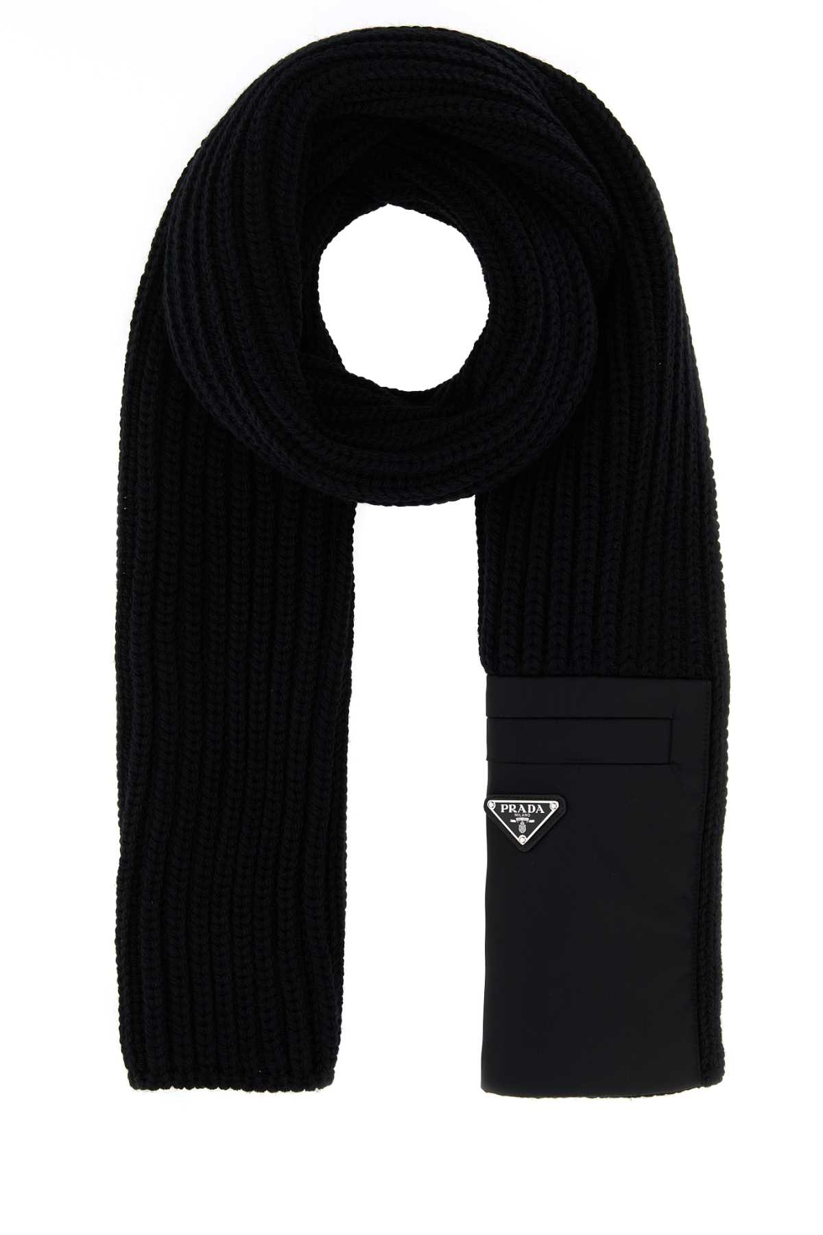 Black Wool Scarf