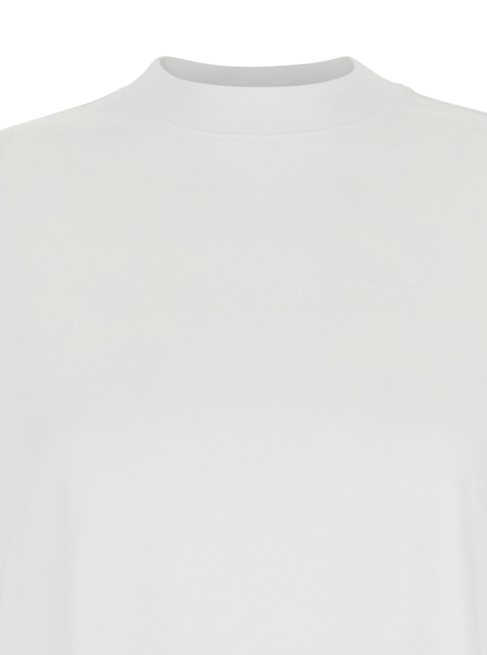 Theory White Round Neck T-shirt In White