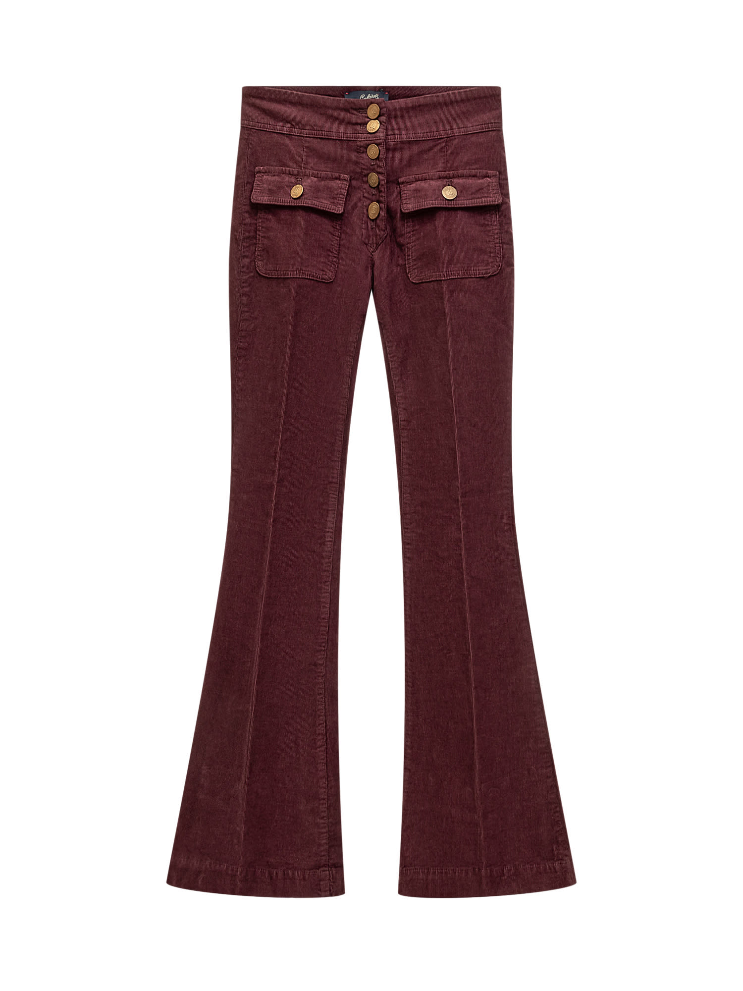 Shop The Seafarer Anais Trousers In Bordeaux