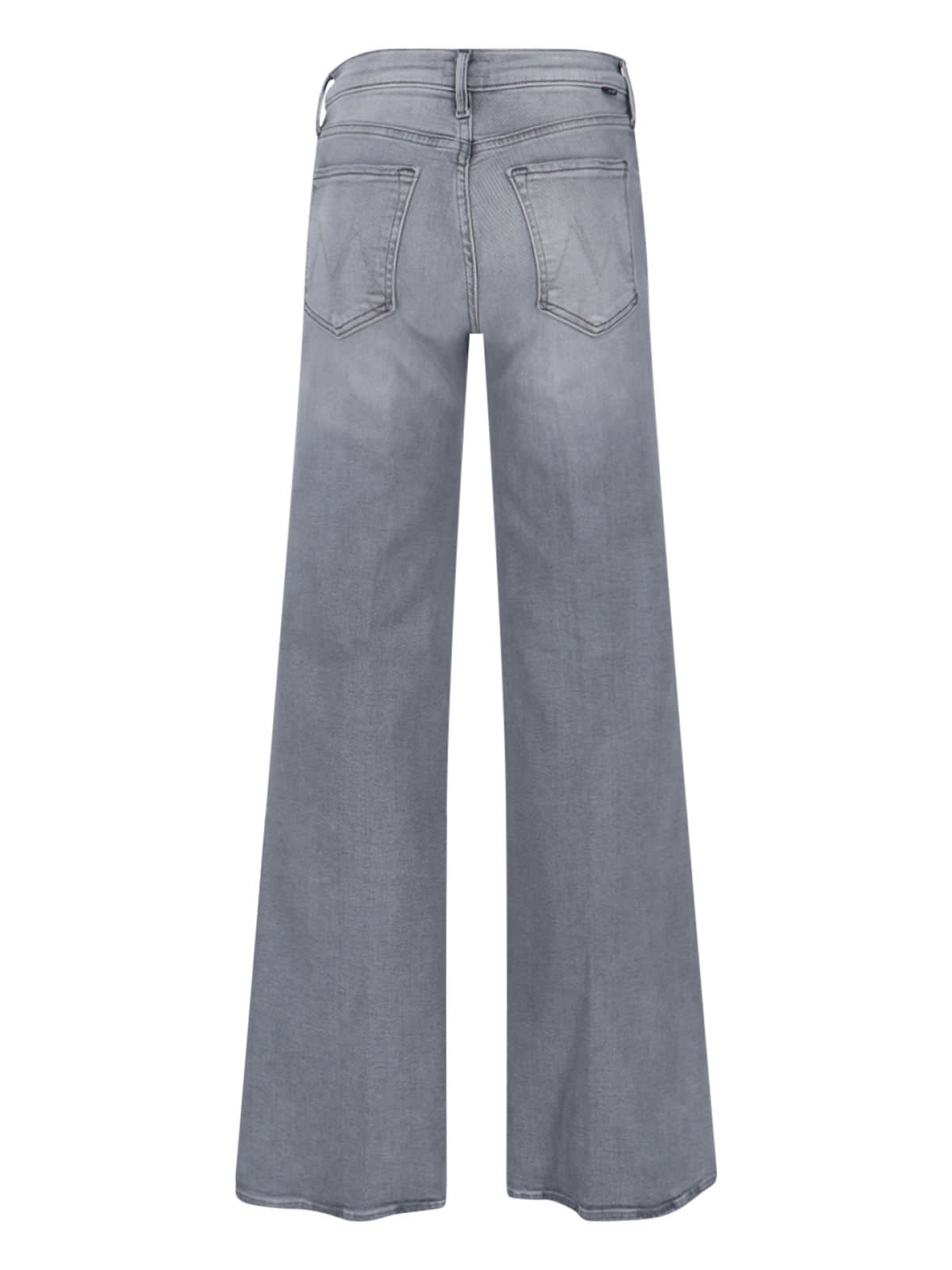 Mother The Twister Heel Jeans In Gray
